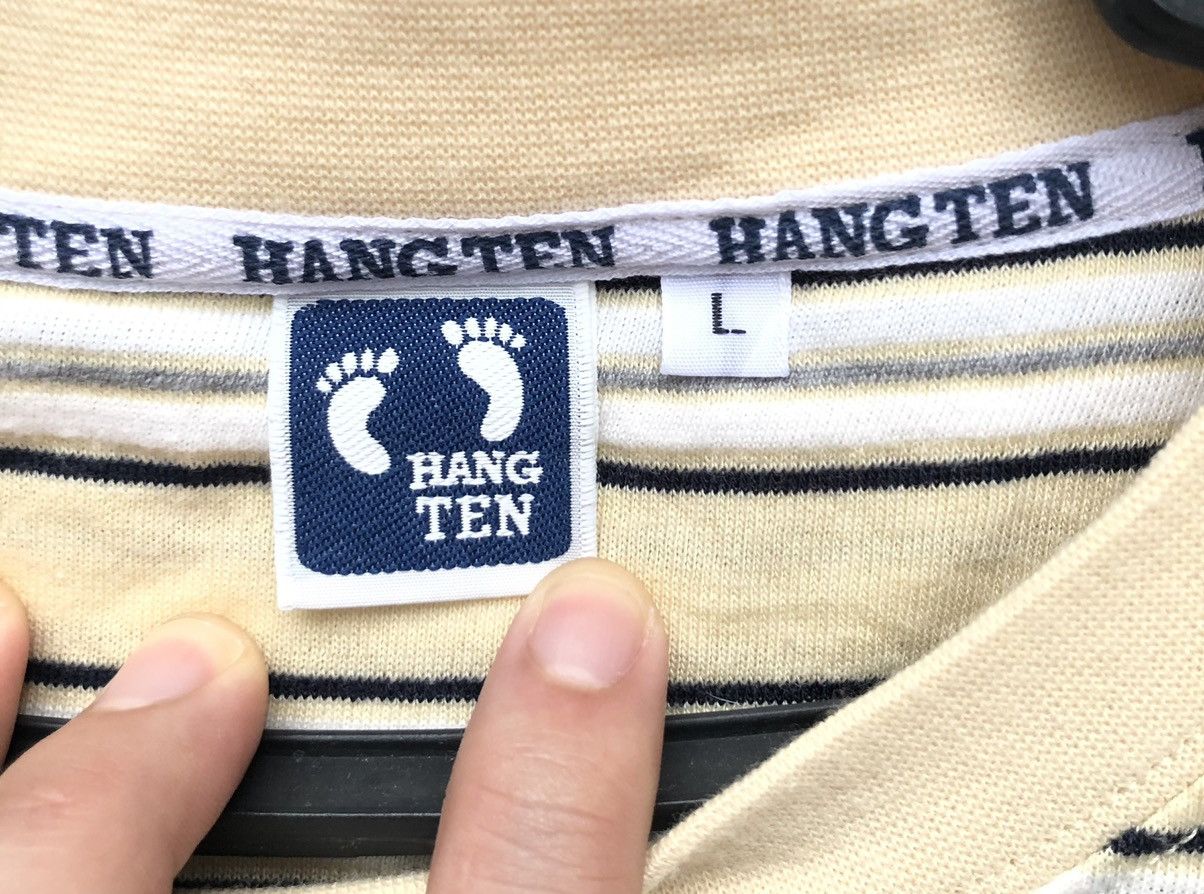 Hang Ten Vintage 90s Hang Ten Embroidered Stripes Logo T-Shirt | L Size US L / EU 52-54 / 3 - 4 Thumbnail