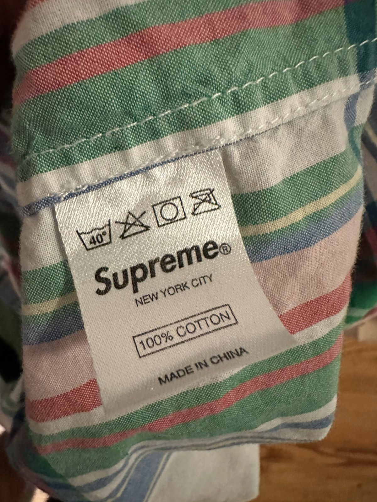Supreme Vintage supreme plaid button short sleeve Size US L / EU 52-54 / 3 - 3 Thumbnail