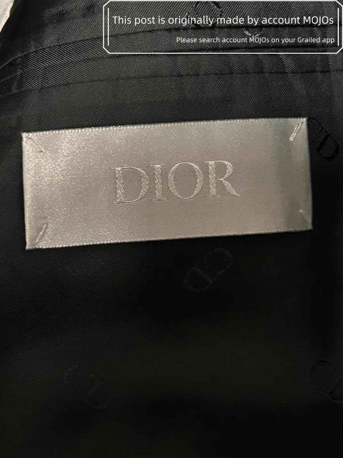 Dior Sz 46 Dior Pin Attached Blazer Navy mojos1143 Size US S / EU 44-46 / 1 - 5 Thumbnail