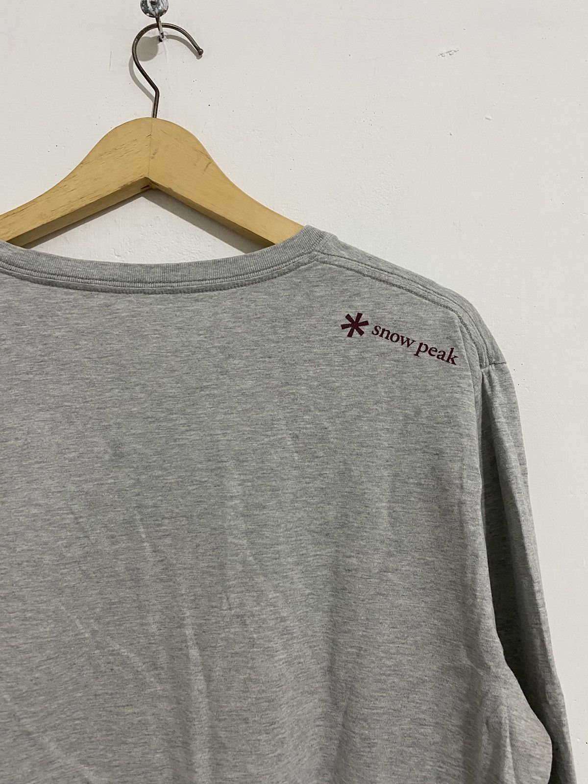 Japanese Brand Snow peak logo longsleeve Size US L / EU 52-54 / 3 - 4 Thumbnail