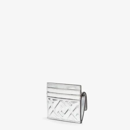 Fendi o1s1wg111125 Size: OS / Baguette Card Holder in Silver Size ONE SIZE - 2 Thumbnail