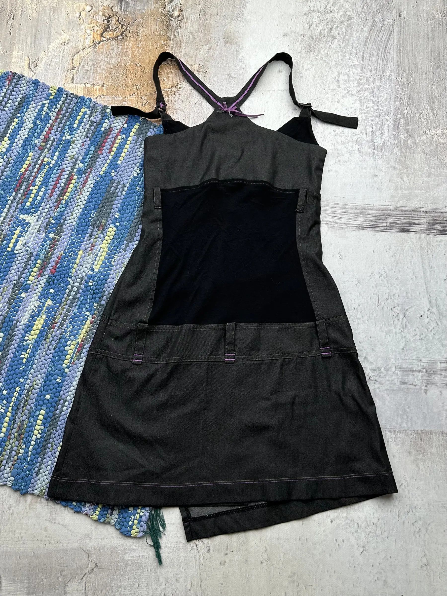 Vintage Vintage Flared Dress A226(328) Size XS / US 0-2 / IT 36-38 - 4 Thumbnail