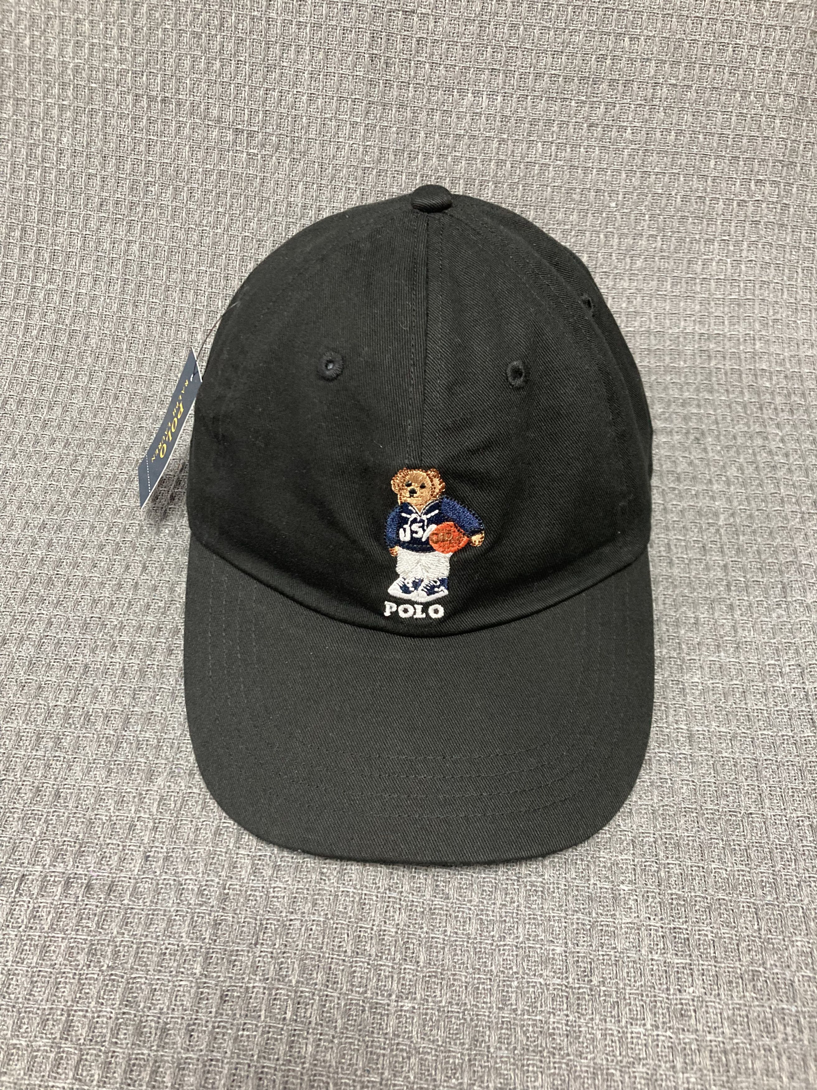 Polo Ralph Lauren black Polo Ralph Lauren hat Size ONE SIZE - 1 Thumbnail