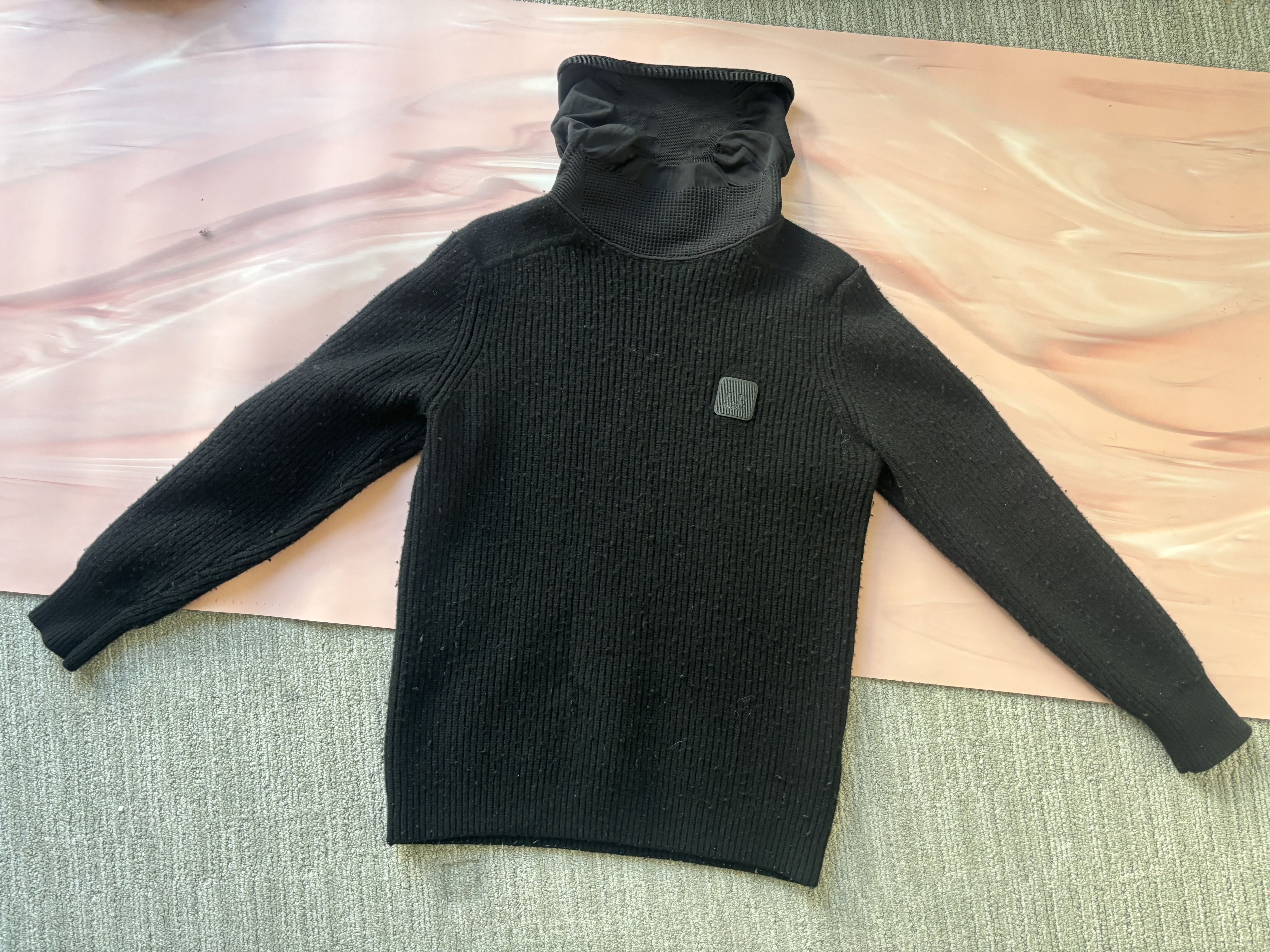 C.P. Company C.P. Company Black Sweater Attachable Logo Size US S / EU 44-46 / 1 - 1 Thumbnail