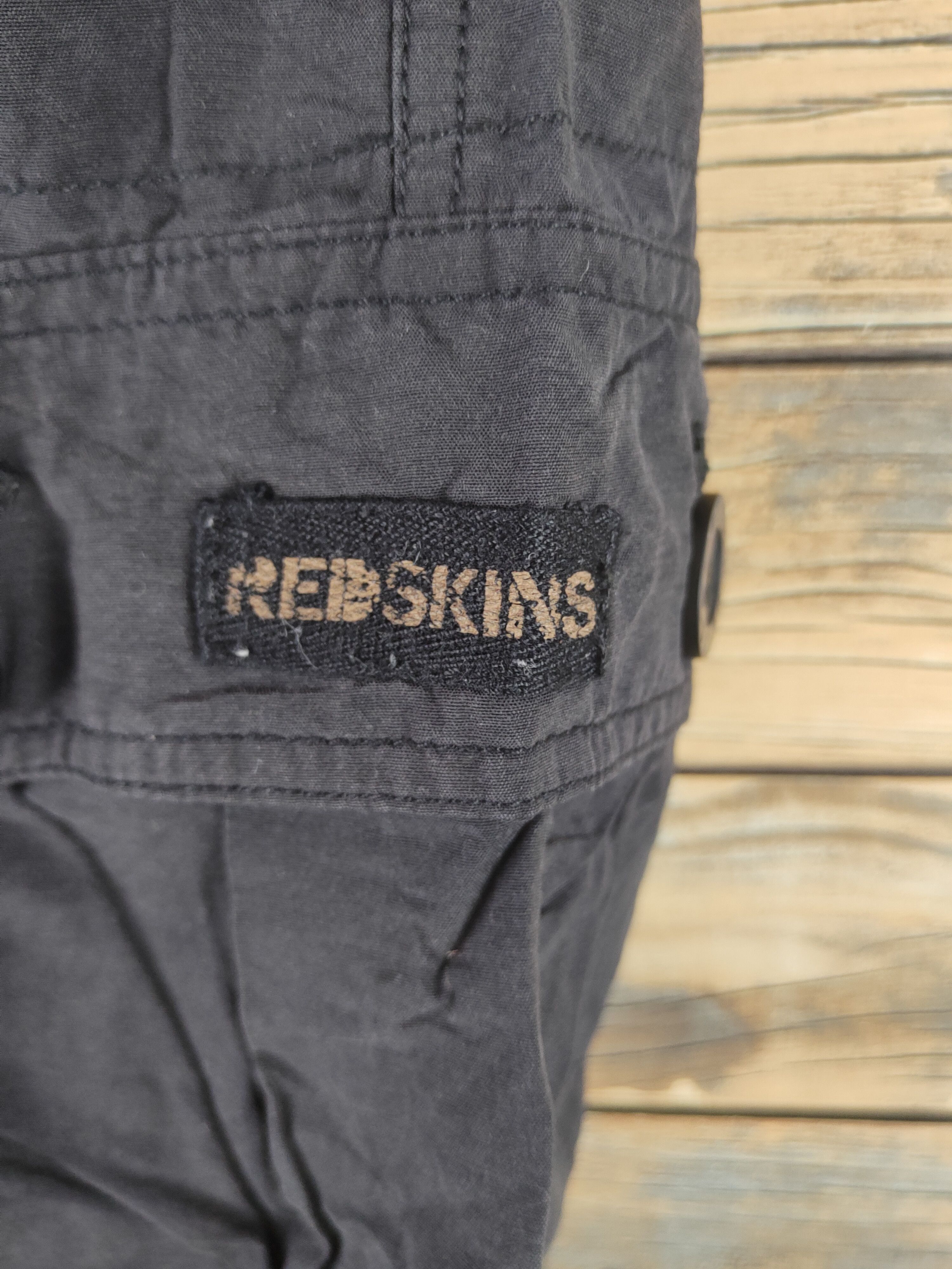 Japanese Brand DL Redskins Black Multipocket Cargo Pants #1925 Size US 31 - 5 Thumbnail