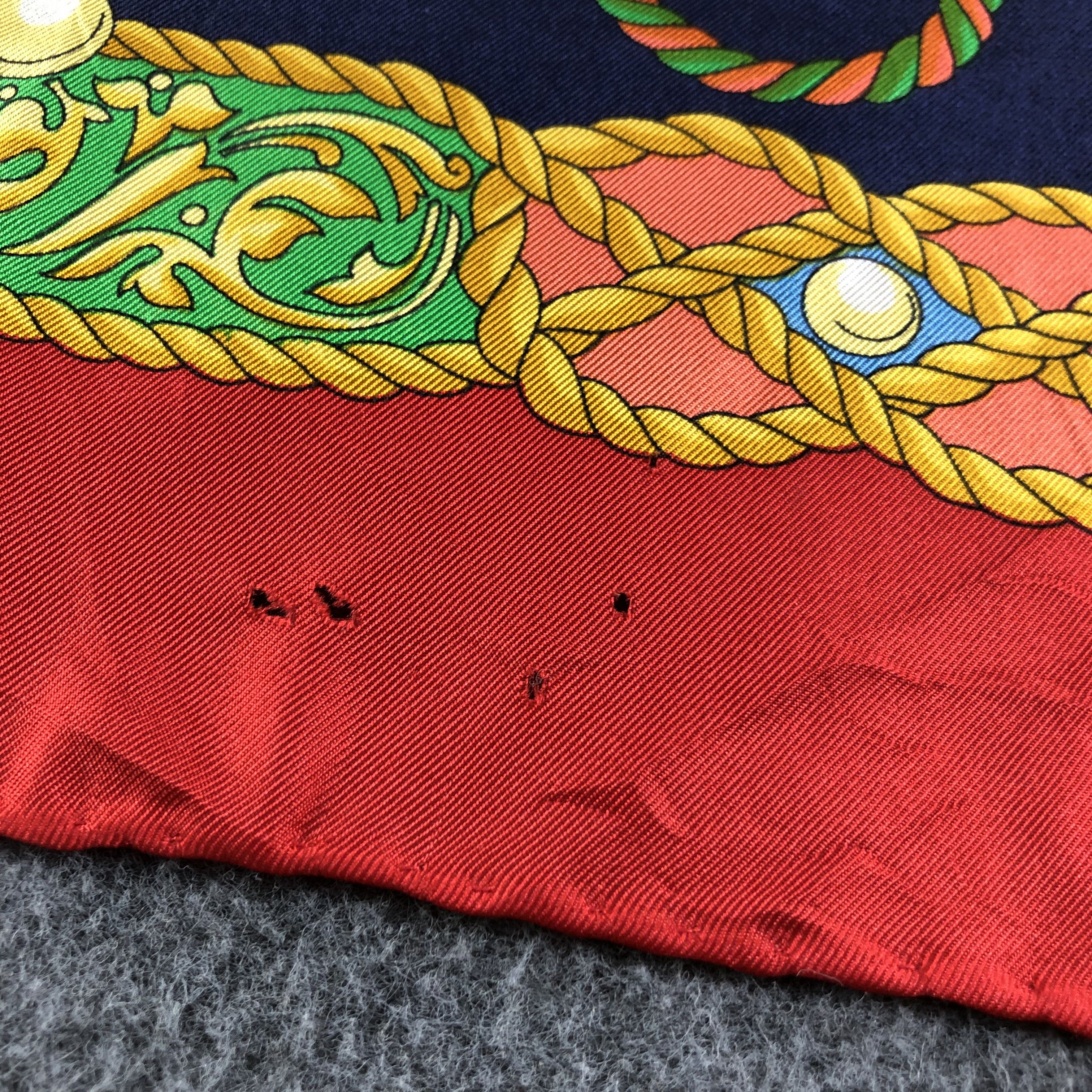Vintage Vintage Massenz Roma Luxury Silk Scarf M485 Size ONE SIZE - 9 Thumbnail