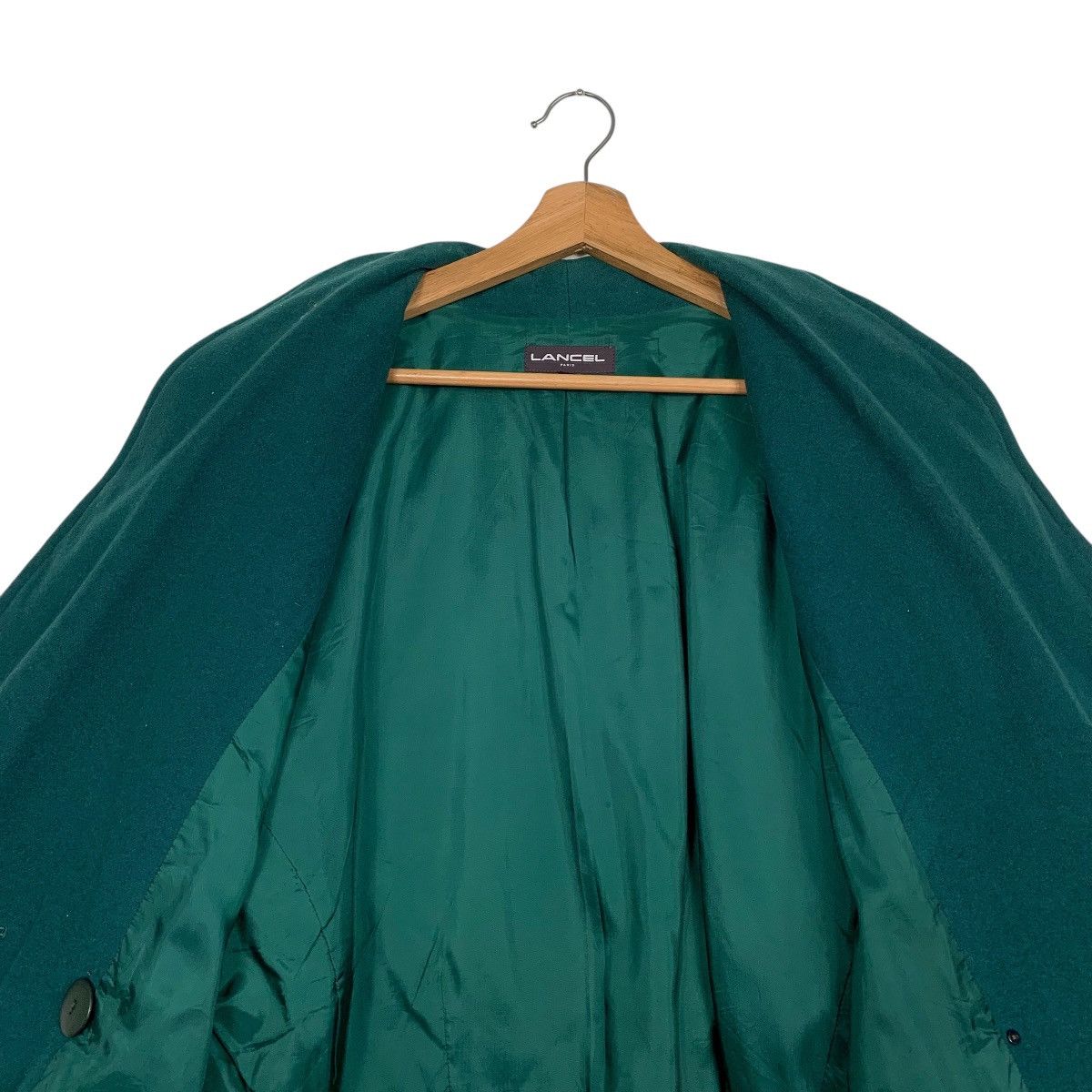 Lancel Lancel Green Wool Jacket Size M / US 6-8 / IT 42-44 - 12 Thumbnail