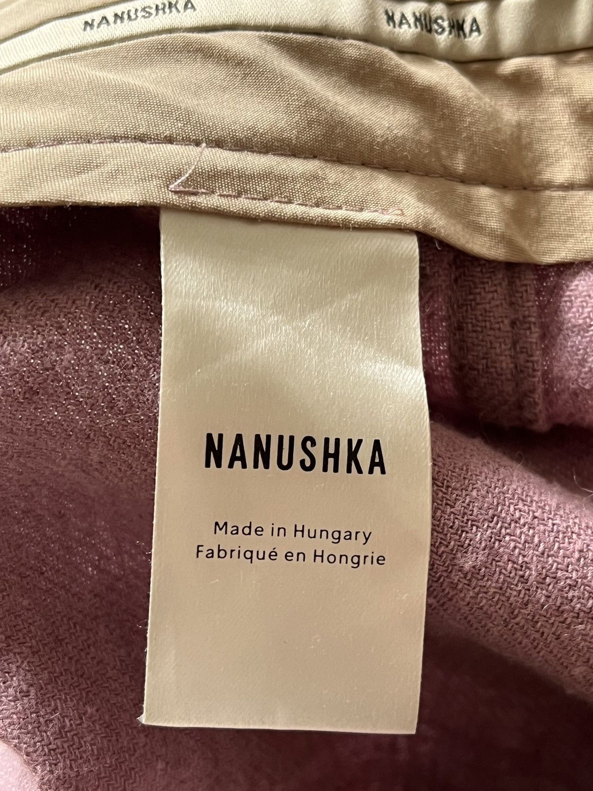 Nanushka Pink Gaius Linen trousers Size US 30 / EU 46 - 4 Thumbnail