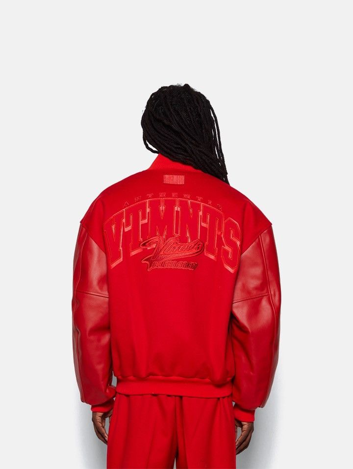 VTMNTS VTMNTS College Jacket Red XS/M/L Available Size US M / EU 48-50 / 2 - 2 Thumbnail