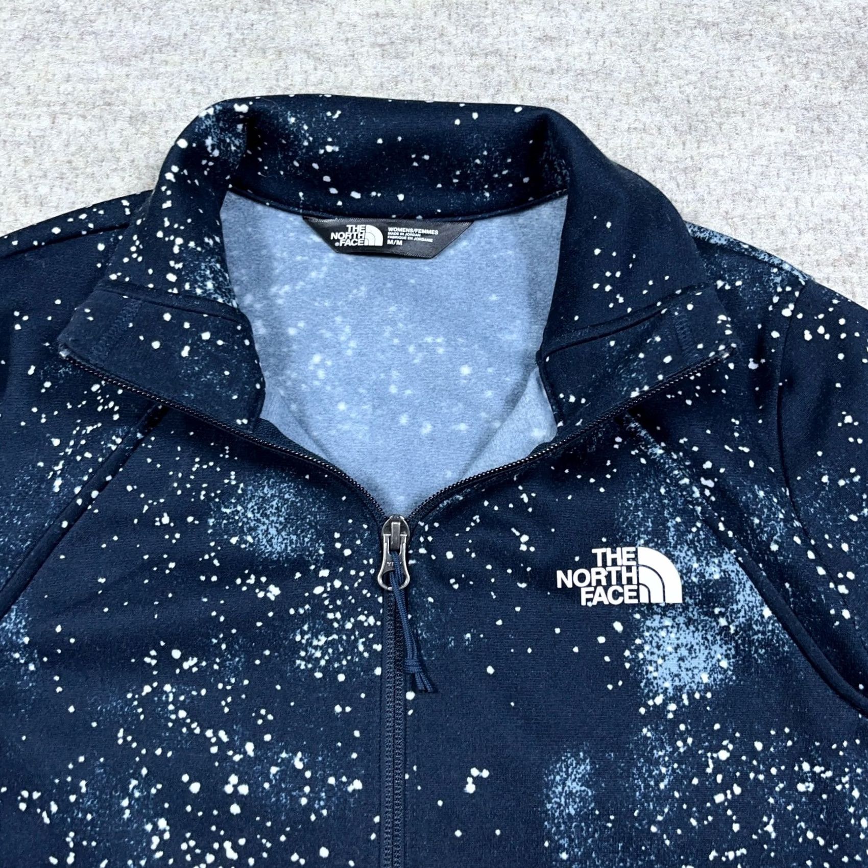 The North Face The North Face Jacket Women M Black White Splatter Spotted Full Zip Performance Size M / US 6-8 / IT 42-44 - 2 Thumbnail