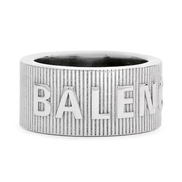Balenciaga Force Striped Ring 60 Size ONE SIZE - 1 Thumbnail