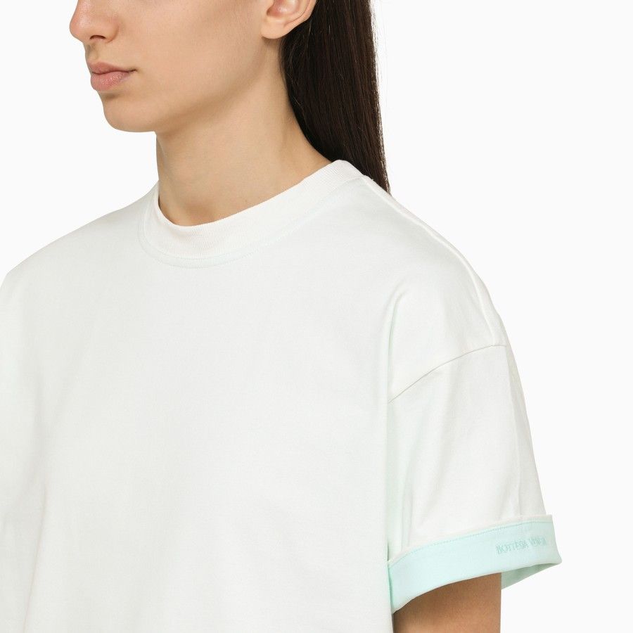 Bottega Veneta o1d2blof0824 Cotton Crew-neck T-Shirt in White Size XXS / US 00 / IT 34 - 4 Thumbnail