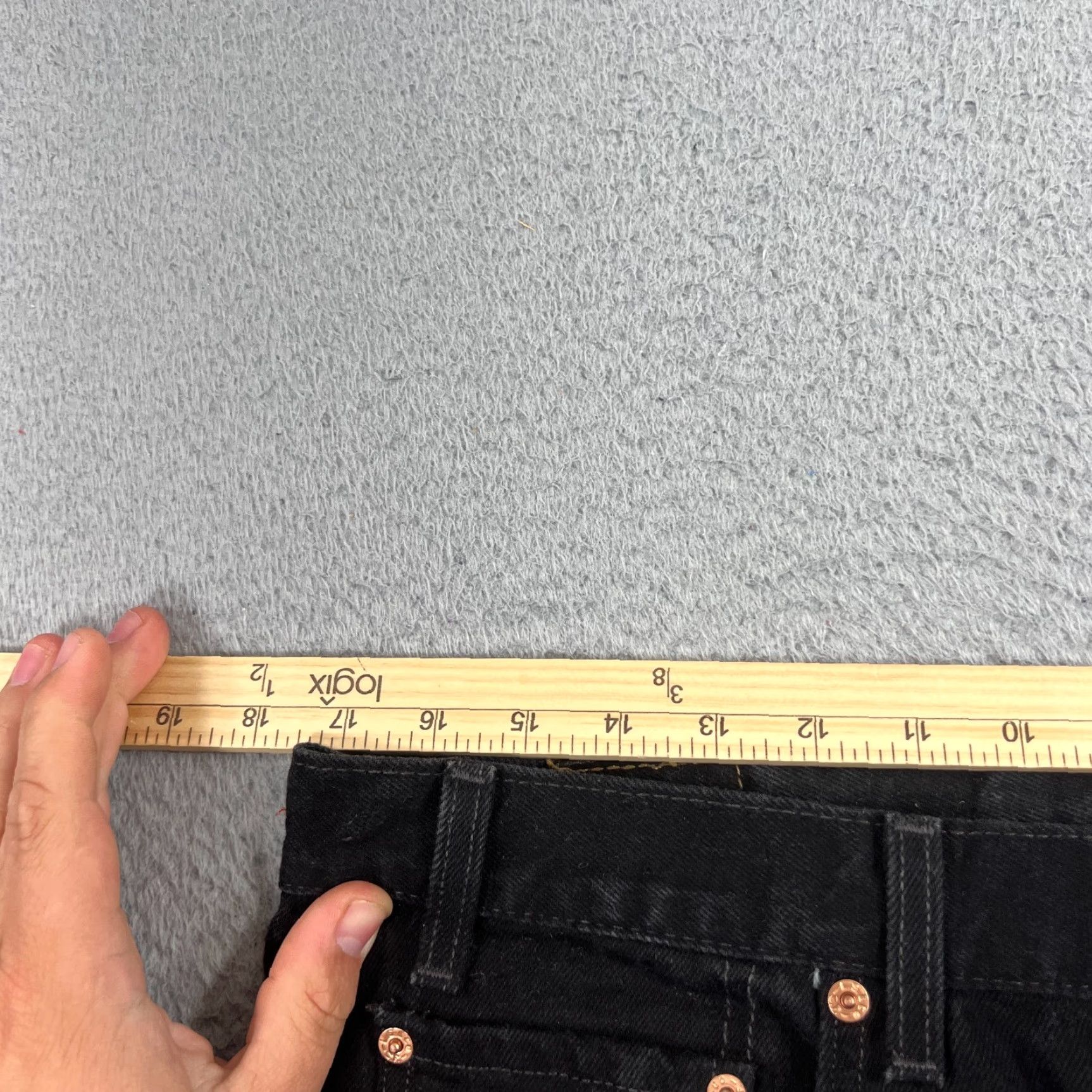 Levi's VINTAGE Levi's 550 Jeans Men's Relaxed Fit 36x30 Black Cotton 90s Retro Made in Mexico Size US 36 / EU 52 - 6 Thumbnail