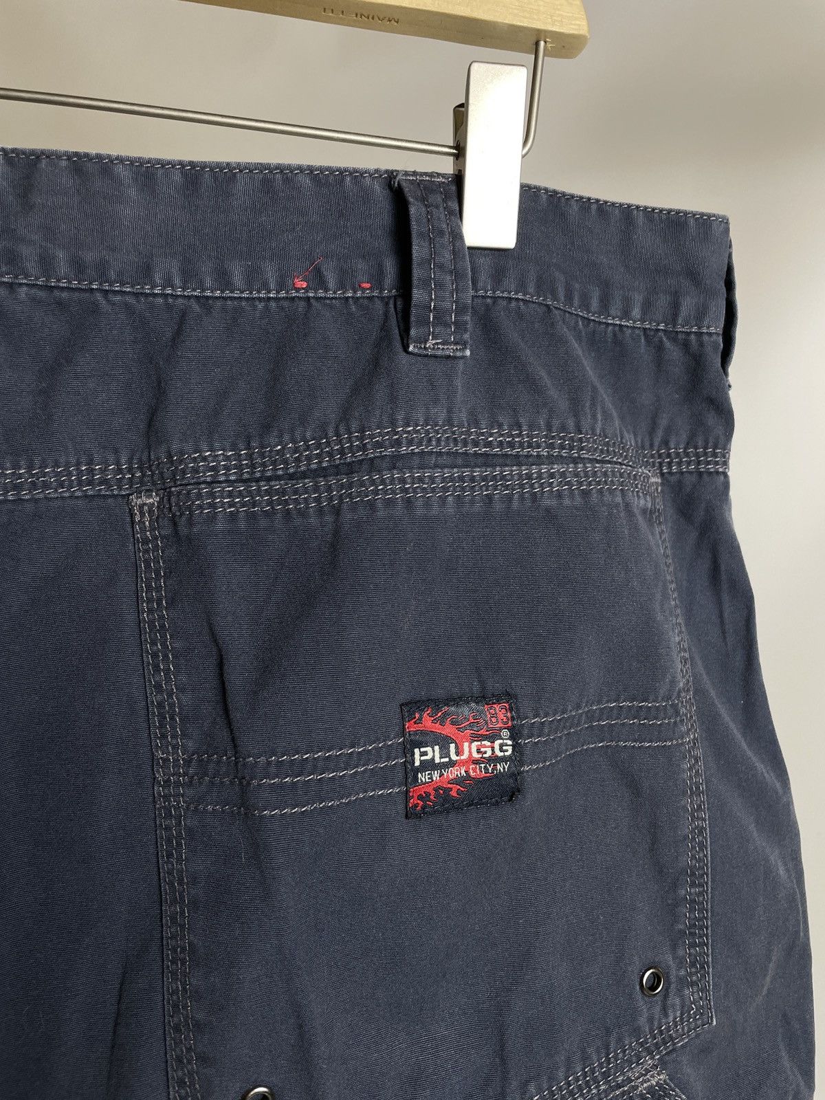 Supreme Plugg New York 🚨 Vintage hip hop loose fit carpenter shorts Size US 36 / EU 52 - 3 Thumbnail