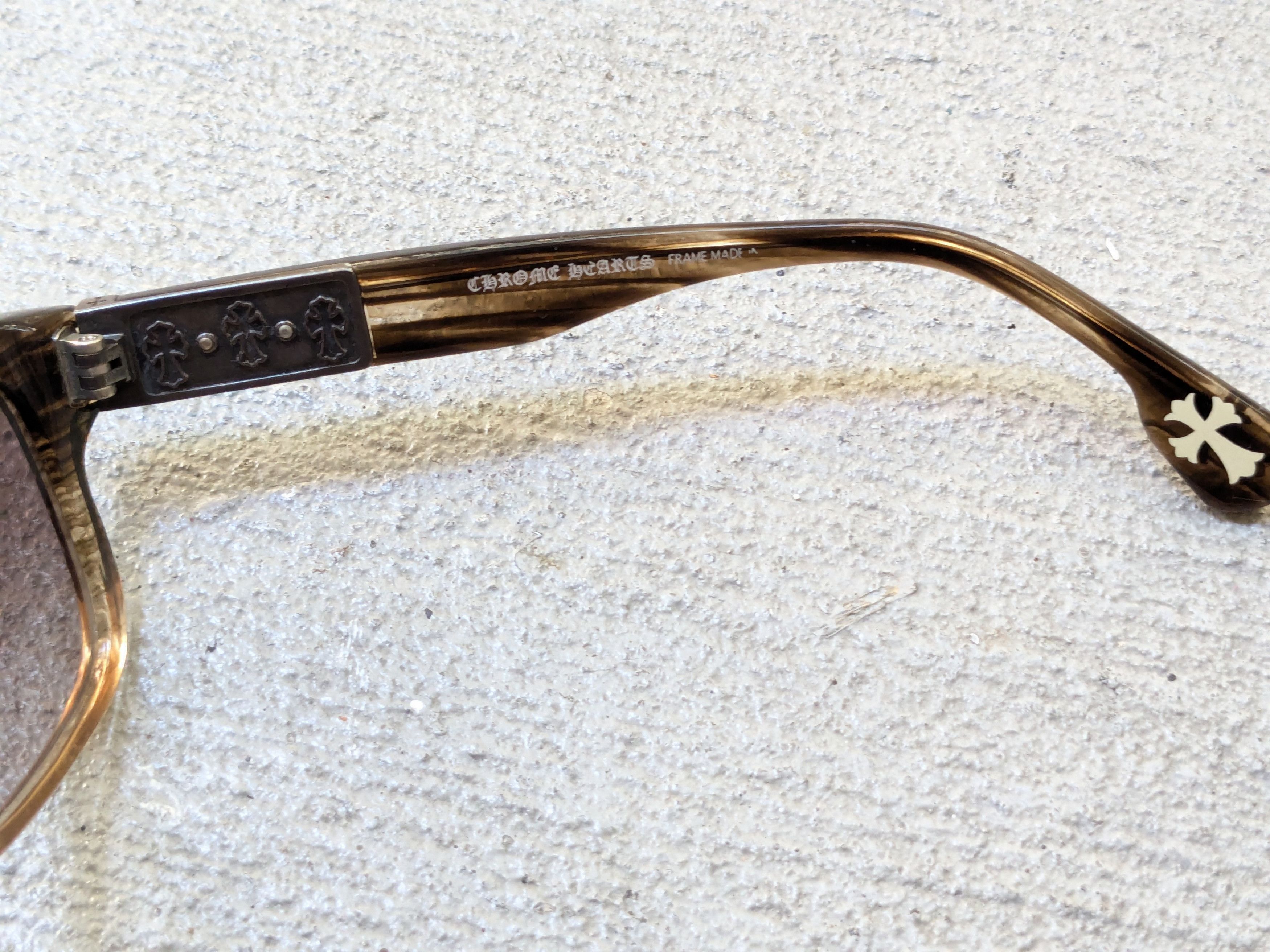 Chrome Hearts Chrome Hearts Sunglasses Brown Gradient Square Sterling Size ONE SIZE - 6 Thumbnail