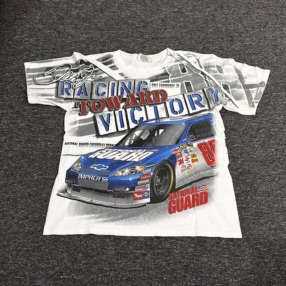 NASCAR × Vintage 2008 Dale Earnhardt Jr Racing Toward Victory Size US S / EU 44-46 / 1 - 1 Thumbnail
