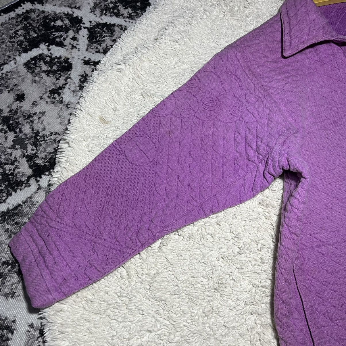 Issey Miyake a2 Vintage Issey Miyake Quilted Coat Purple Size US M / EU 48-50 / 2 - 7 Thumbnail
