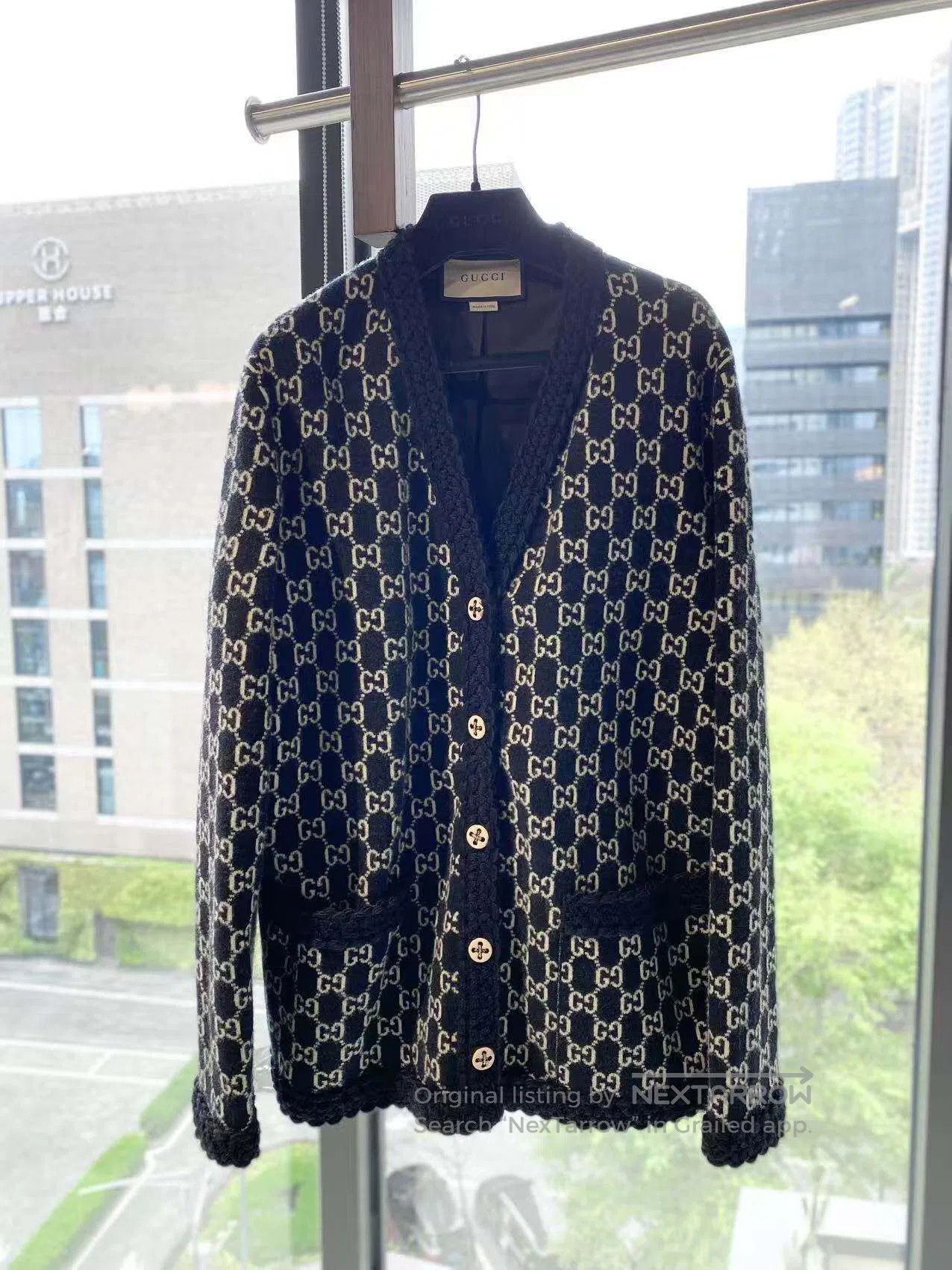 Gucci Guicci The old flower is full of printed cardigans| Size XS / US 0-2 / IT 36-38 - 2 Thumbnail