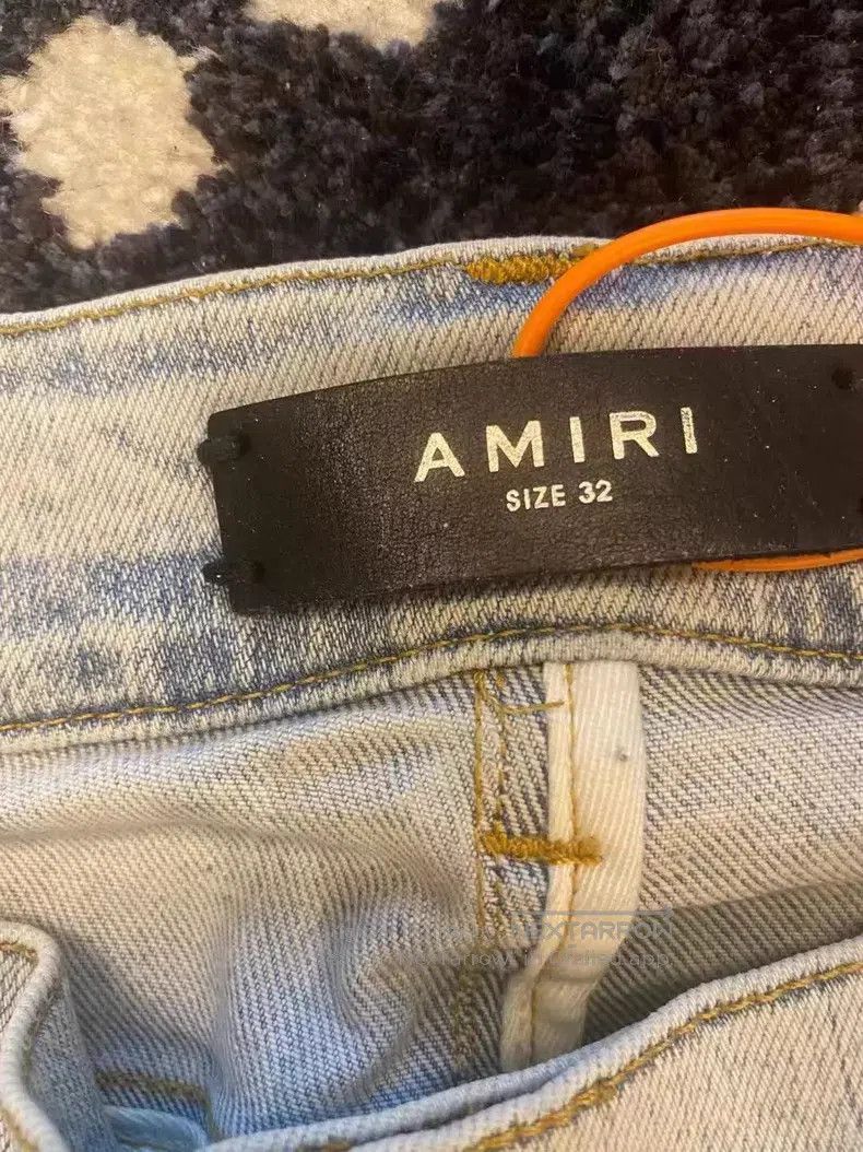Amiri Amiri Classic Colorful Splattered Cut Destroyed Jeans Size Size US 32 / EU 48 - 2 Thumbnail