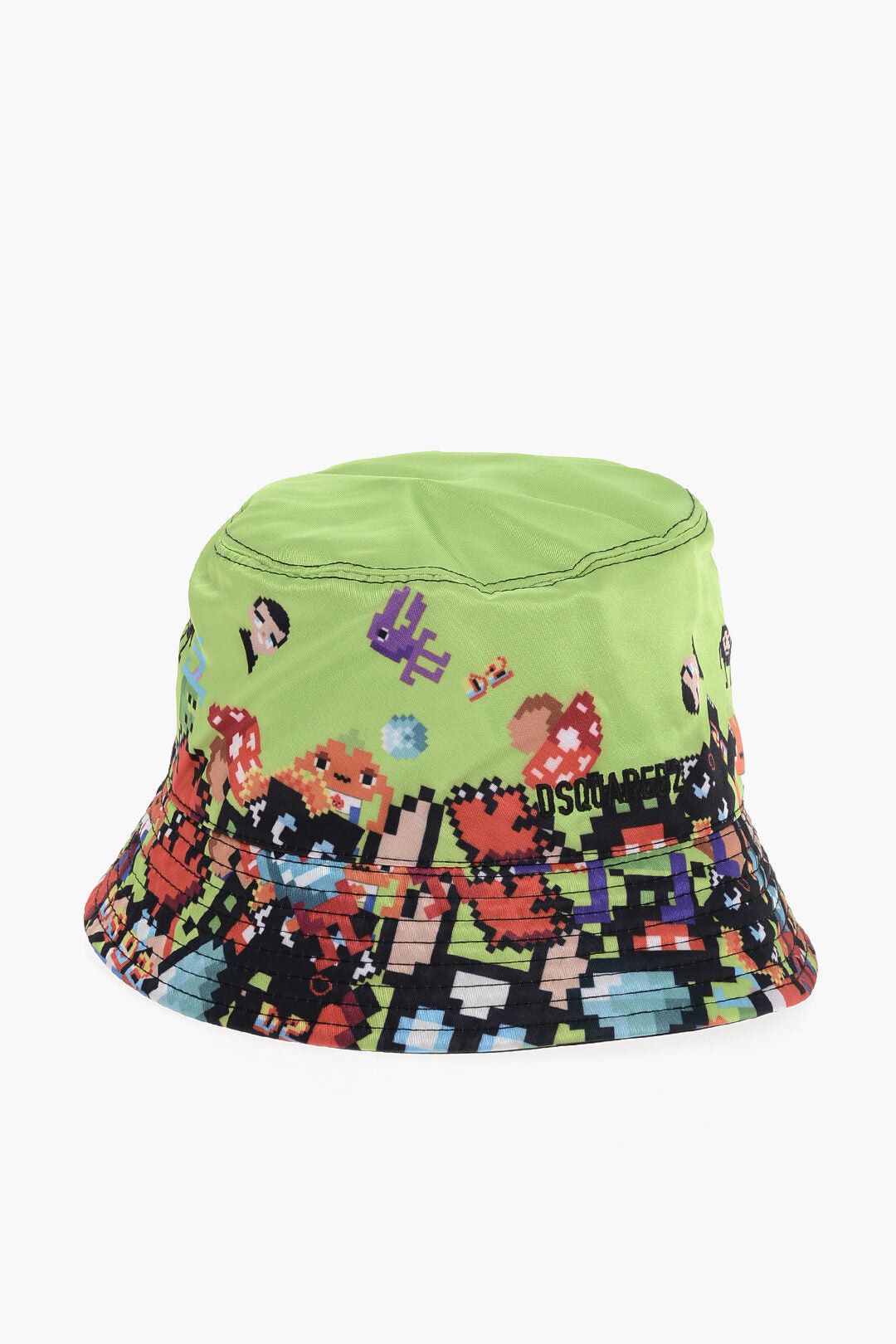 Dsquared2 Nylon Bucket Hat GAMING with Pattern Size ONE SIZE - 1 Thumbnail