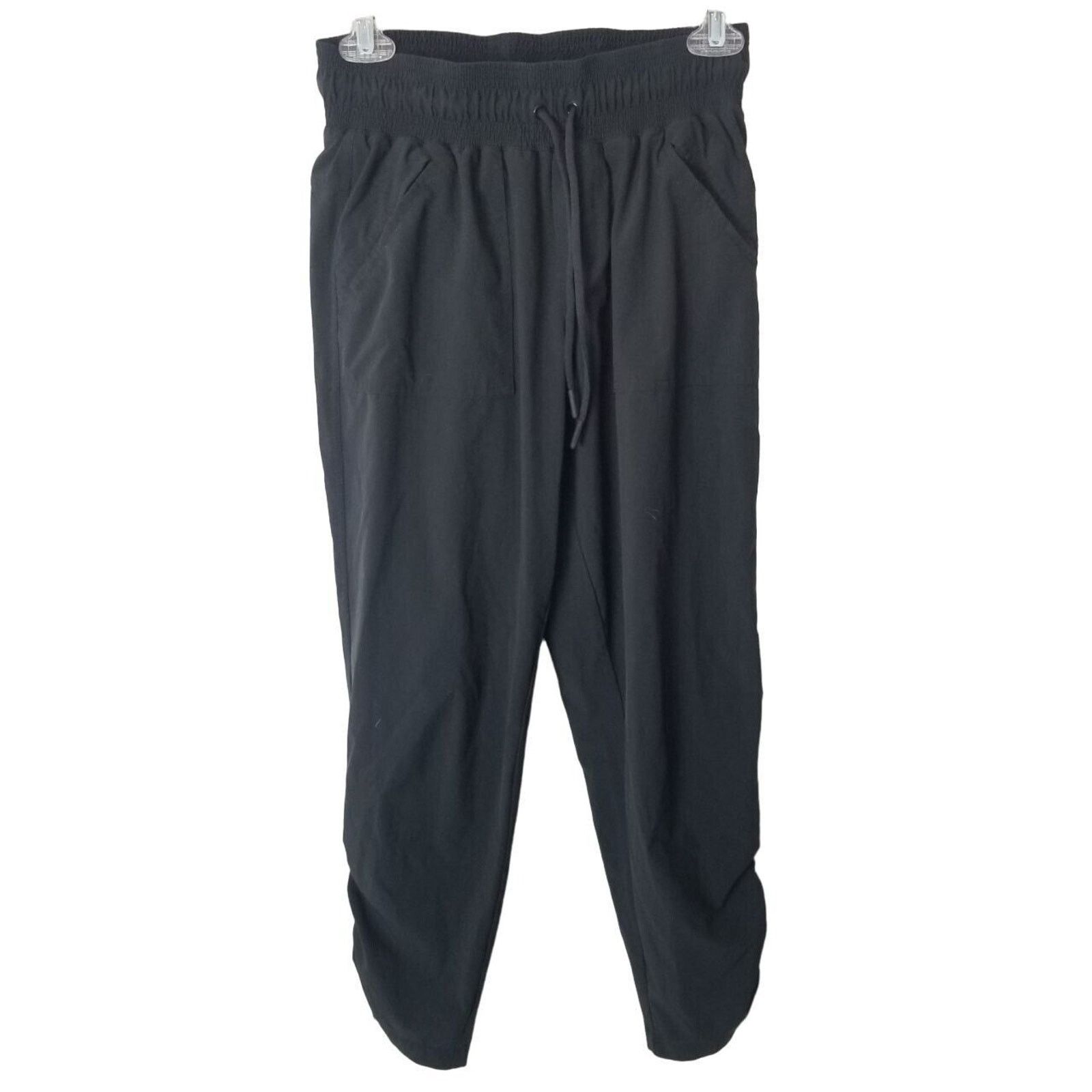 Prana Prana Womens XS Black Ruched Side Midtown Capri Cropped Size 26" / US 2 / IT 38 - 2 Thumbnail