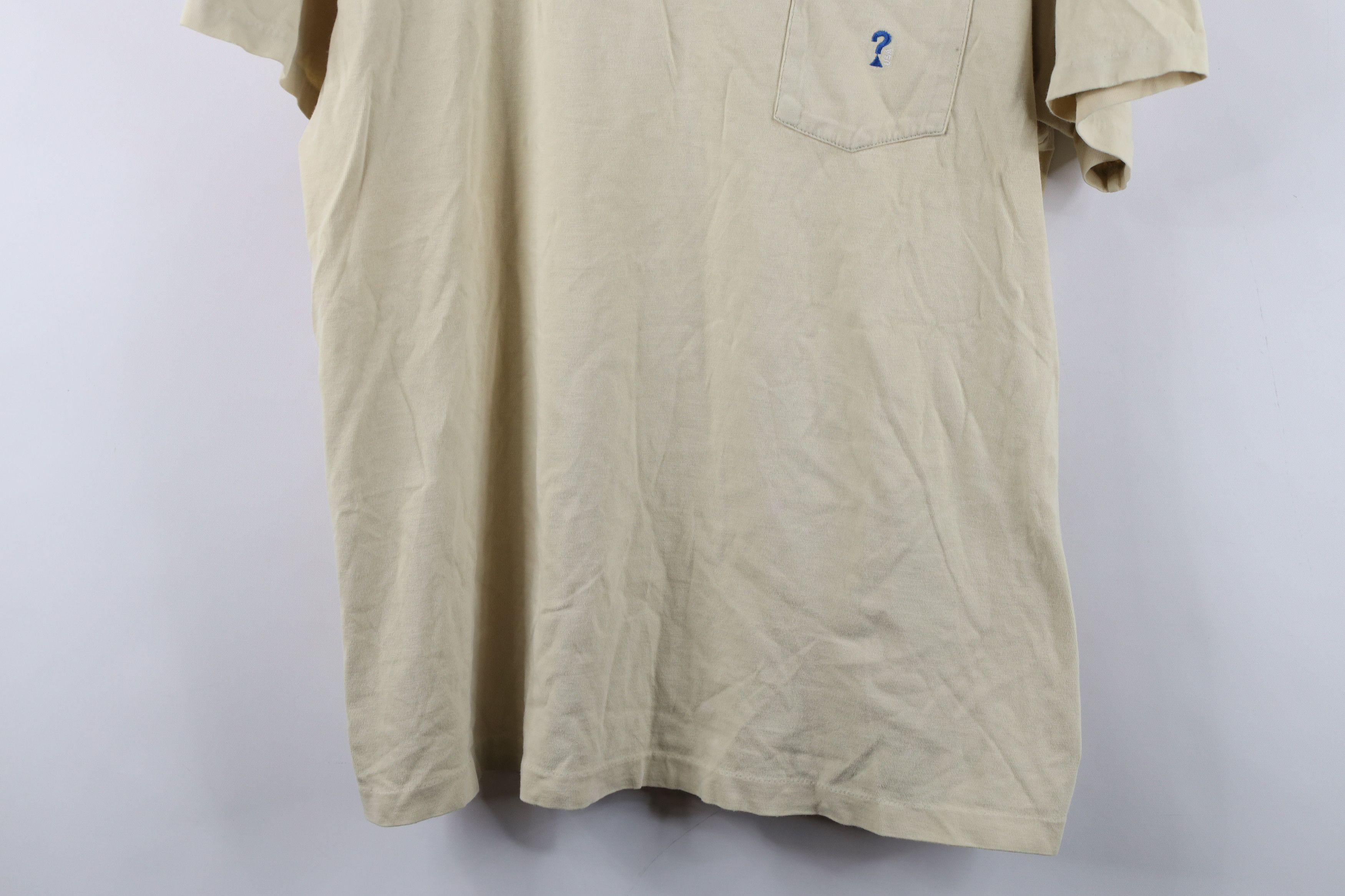 Guess Vintage 90s Guess Spell Out USA Pocket T-Shirt Cotton USA Size US L / EU 52-54 / 3 - 3 Thumbnail