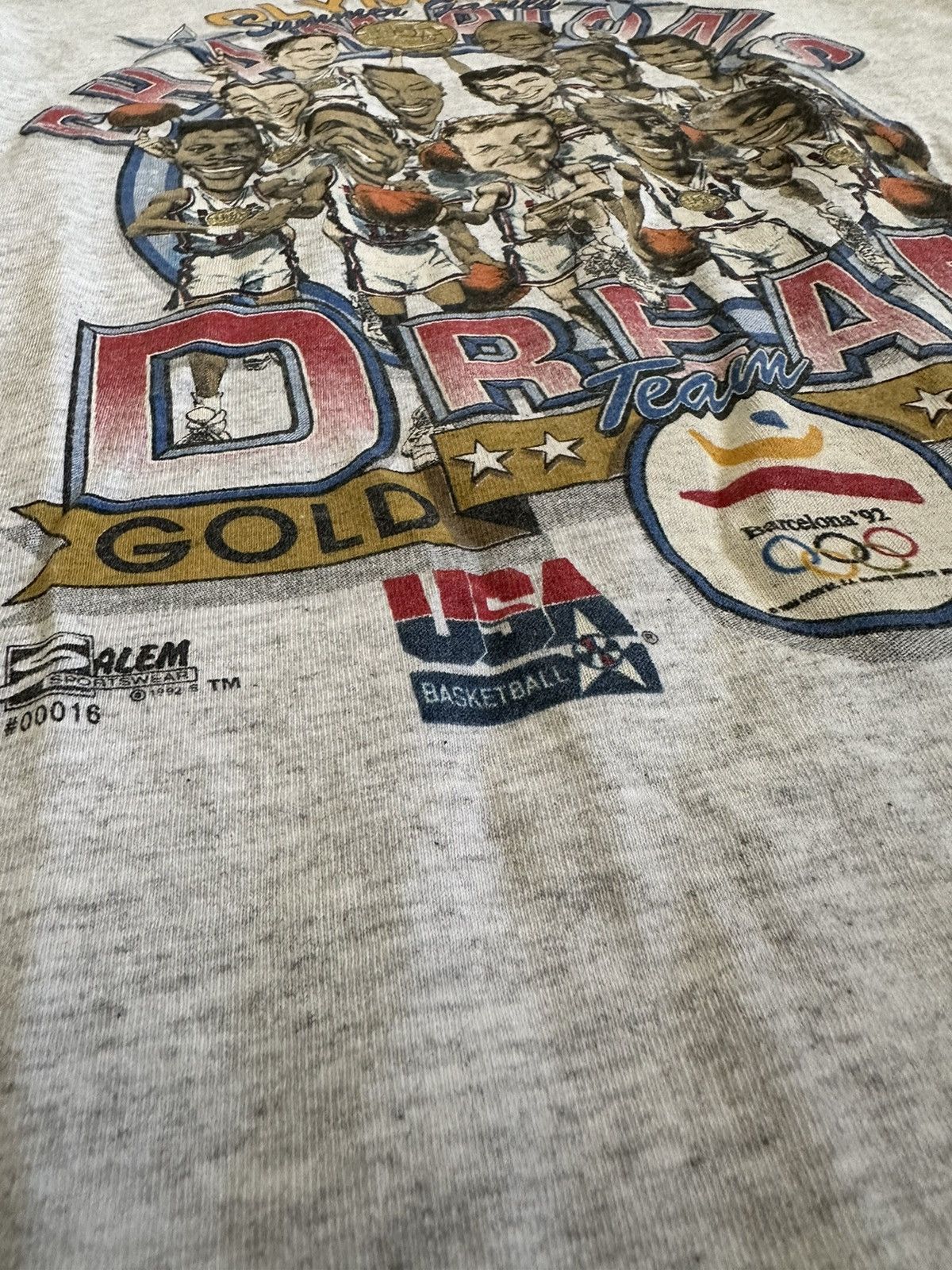 USA Olympics × Vintage Vintage SALEM ‘92 USA Basketball Olympic Dream Team Size US L / EU 52-54 / 3 - 6 Thumbnail