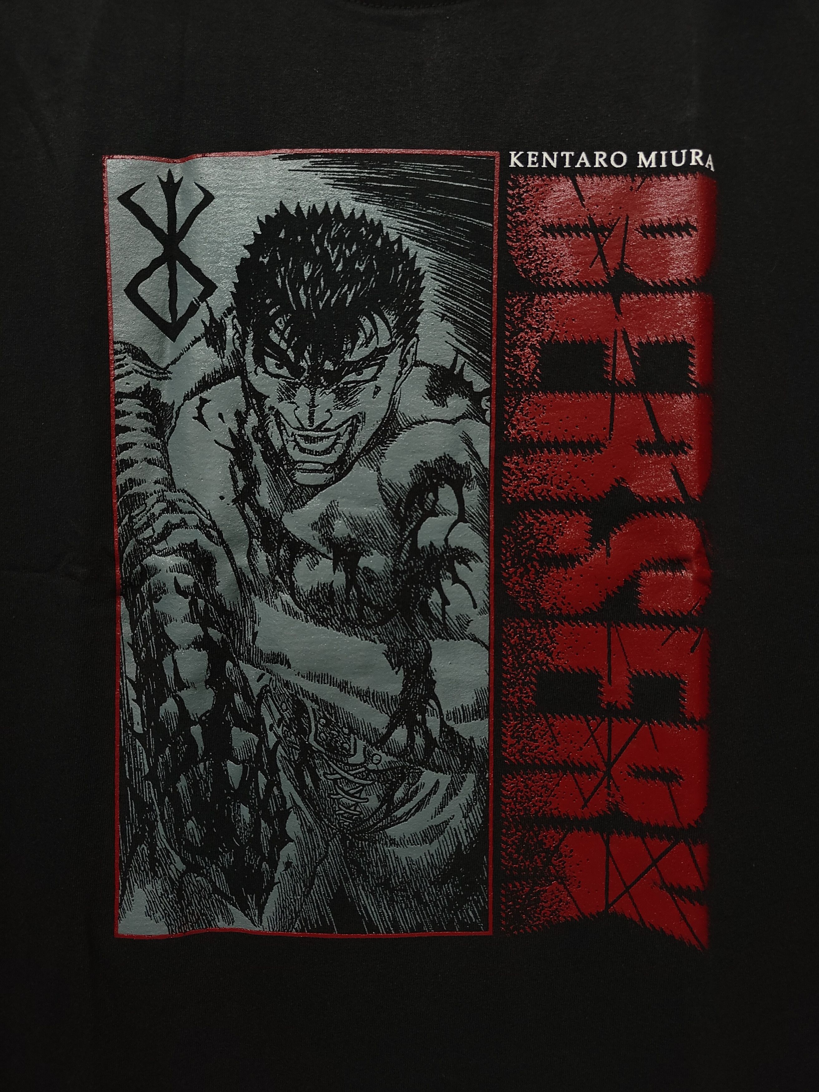 Anime Berserk Guts Rage T-shirt Size US XL / EU 56 / 4 - 2 Thumbnail