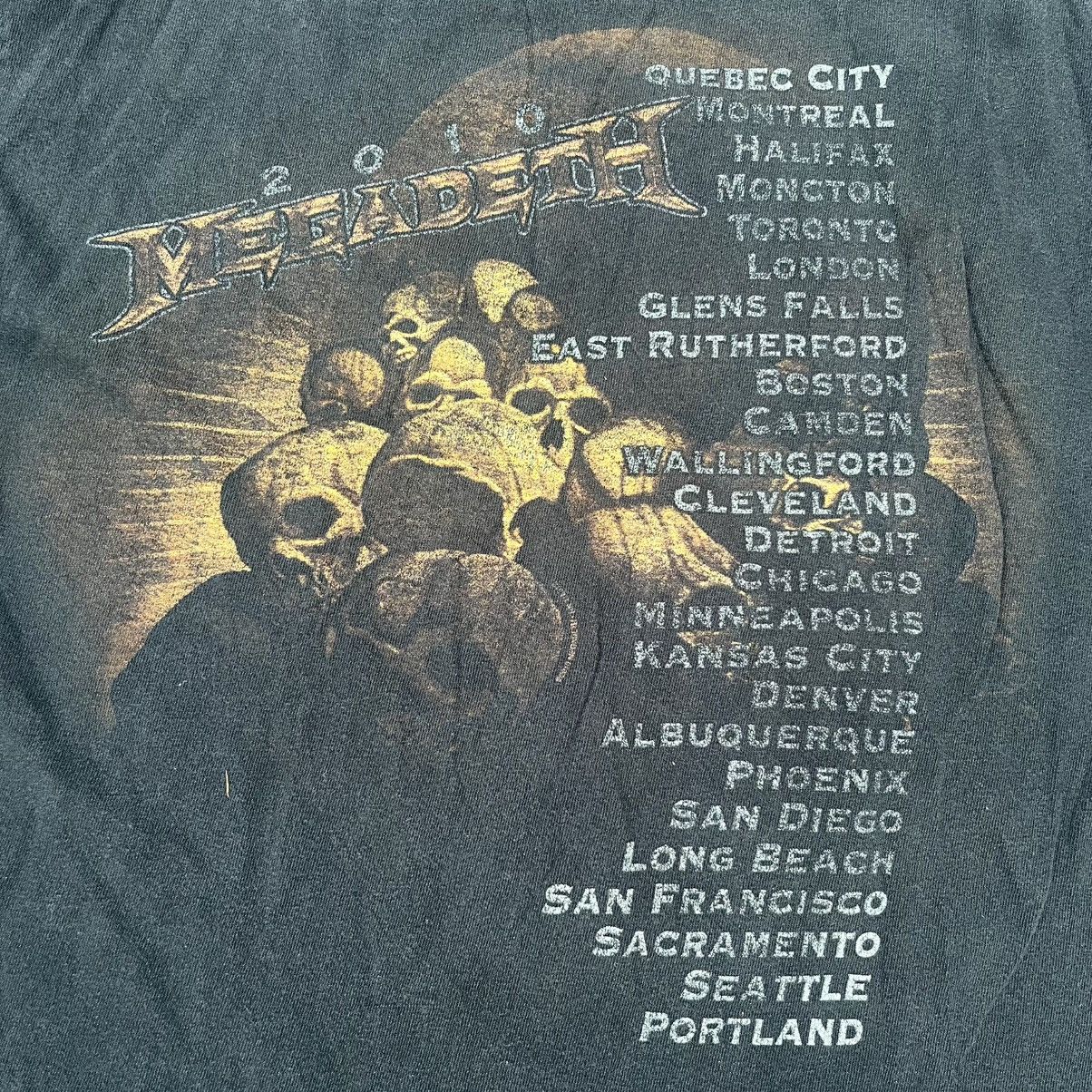 Megadeth Vintage 2010 Megadeth Rust in Peace Tee Anniversary Tour Size US M / EU 48-50 / 2 - 4 Thumbnail