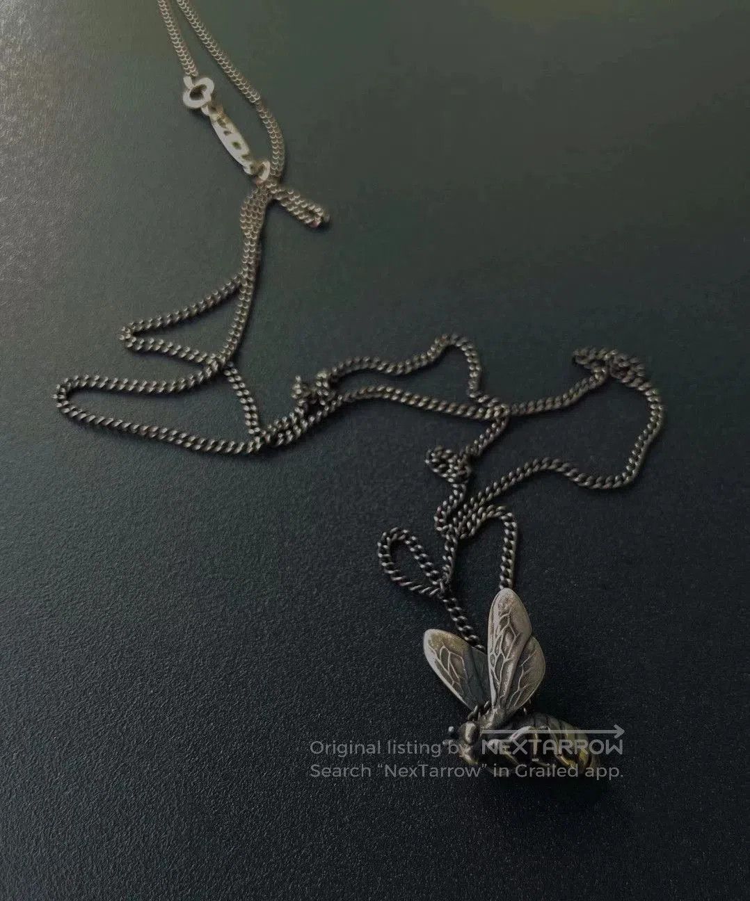 Werkstatt Munchen Silver Bee Pendant Necklace. Size ONE SIZE - 1 Thumbnail