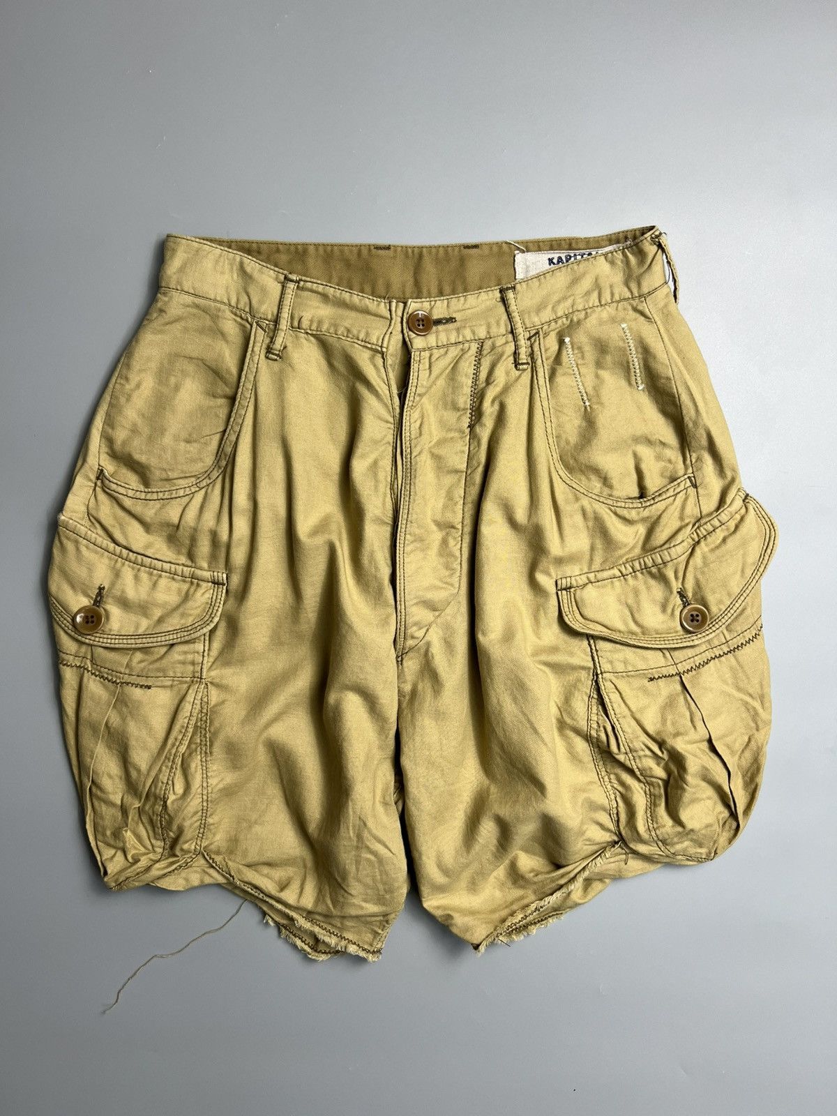 Kapital × Kapital Kountry × Vintage Vintage 2000s Kapital Shorts Cargo Balloon Pants Size US 30 / EU 46 - 1 Thumbnail