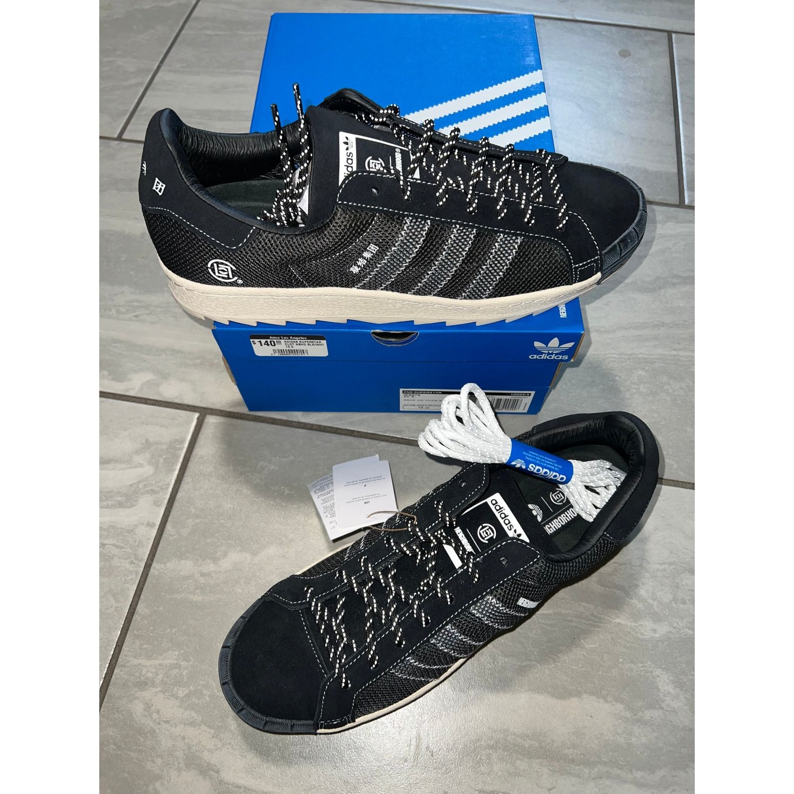 Adidas adidas Superstar CLOT × Neighborhood 12.5M Size US 12.5 / EU 45-46 - 2 Thumbnail
