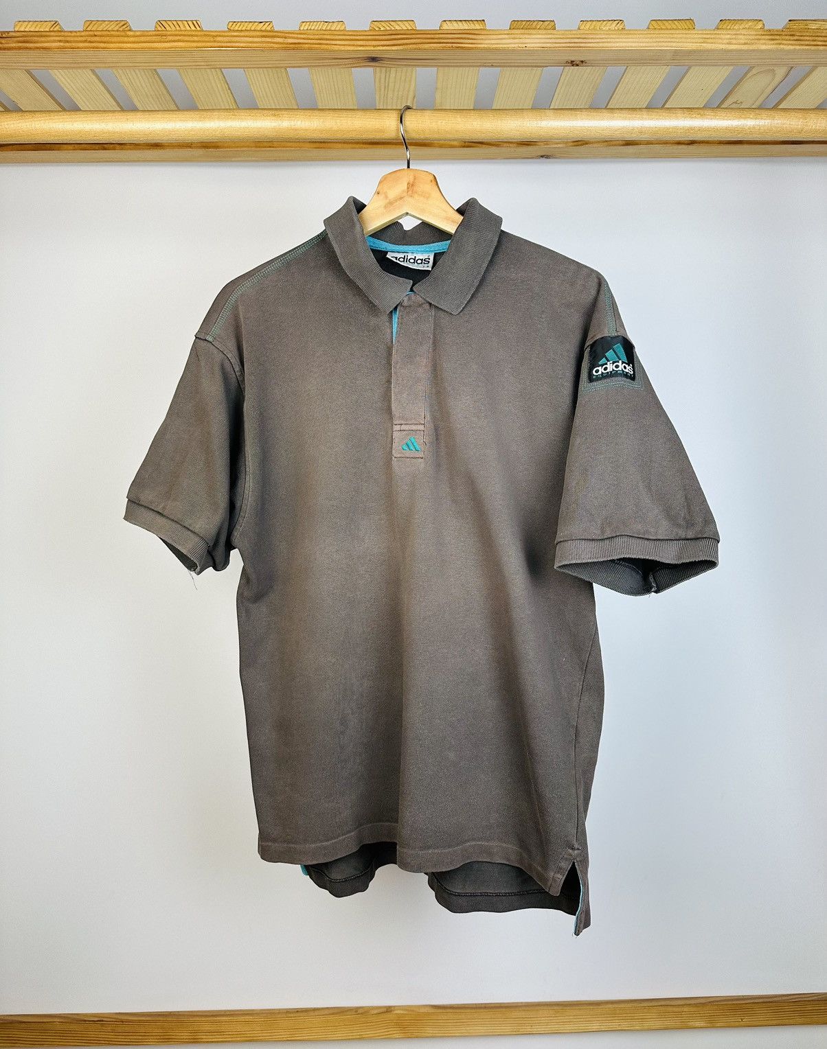 Adidas × Vintage Vintage Adidas Equipment Polos T-Shirt Size US M / EU 48-50 / 2 - 1 Thumbnail