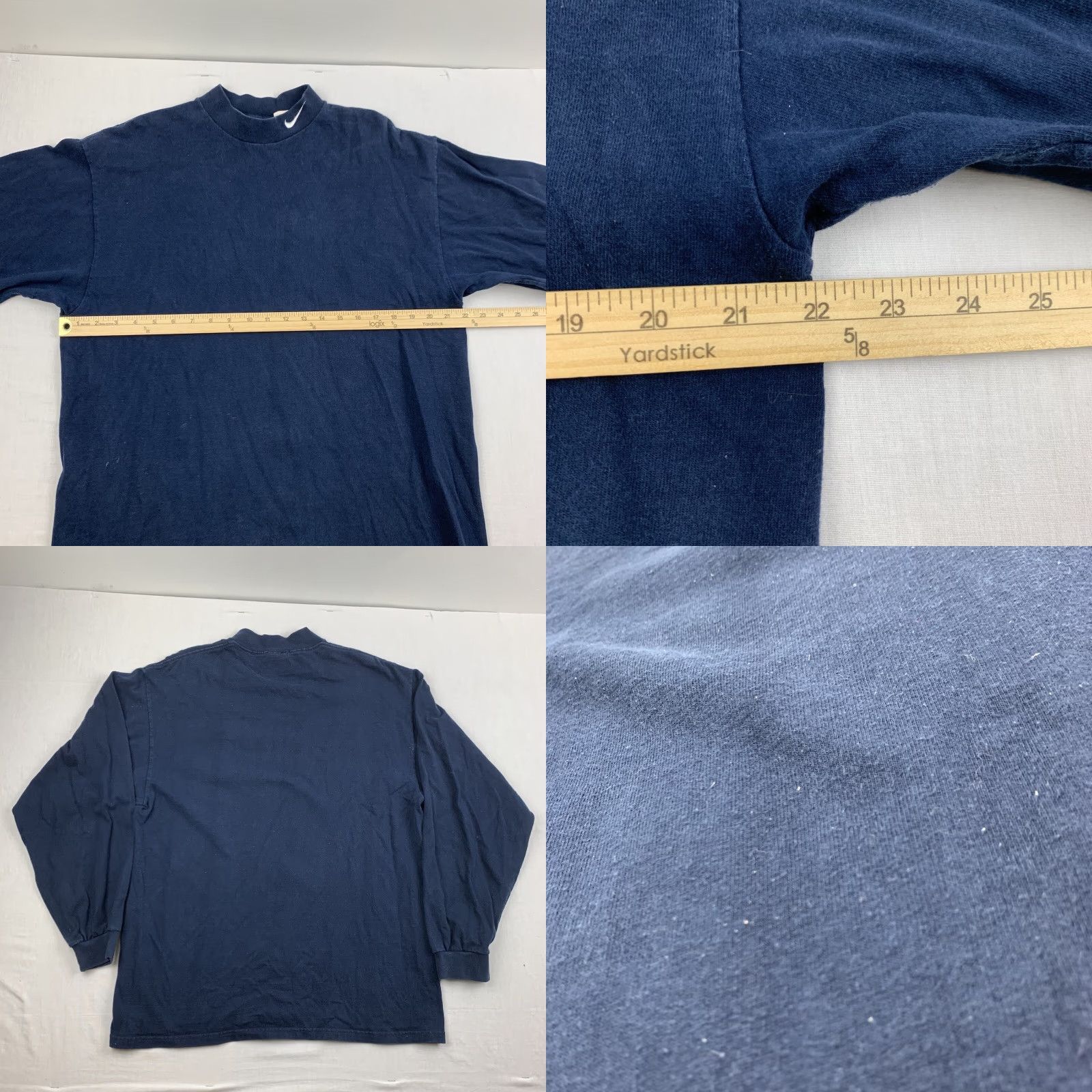 Nike VINTAGE Nike Golf Shirt Adult Large Blue Mock Neck Long Sleeve Mens L Nike Golf Sports Y2K 90s Shirt Size US L / EU 52-54 / 3 - 8 Thumbnail