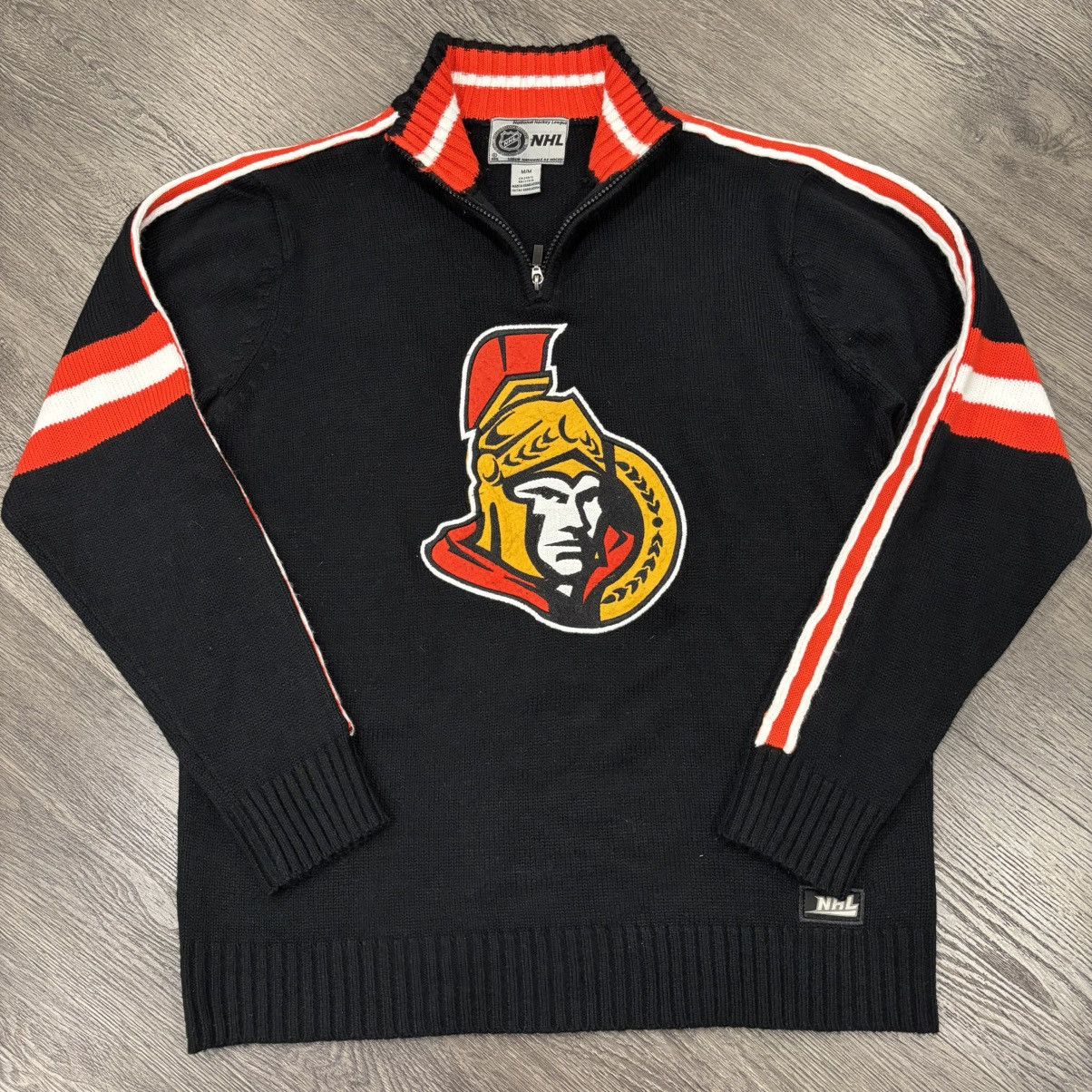 NHL Vintage Ottawa Senators NHL Quarter Zip, Men’s Medium Size US L / EU 52-54 / 3 - 1 Thumbnail