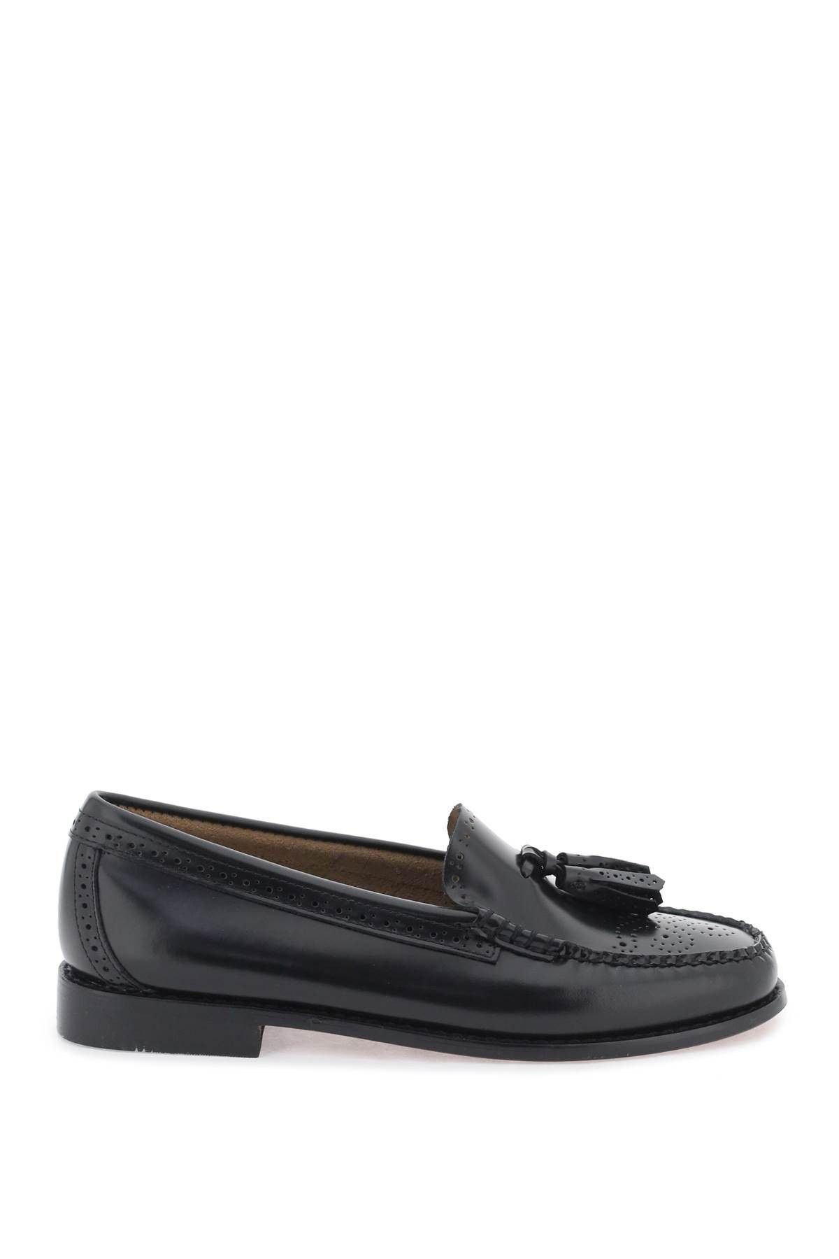 image of G H Bass Co Weejuns Estelle Mocassins Shoes in Nero, Women's (Size 9)