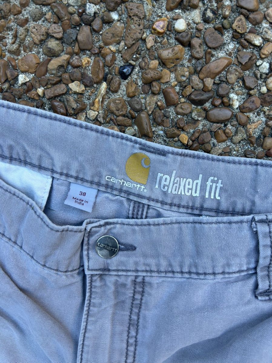 Carhartt Wip Carhartt vintage 2004 grey skating short baggy w pockets Size US 38 / EU 54 - 2 Thumbnail