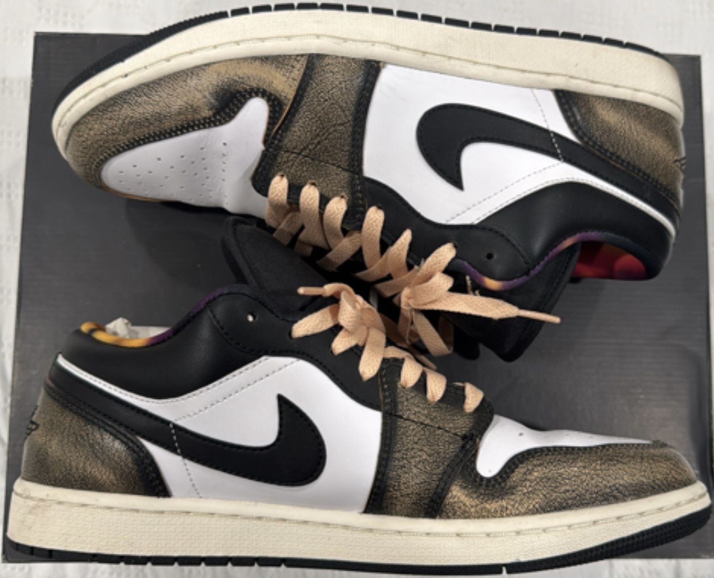 Jordan Brand Air Jordan 1 Low SE Wear Away Tan 2022 Size US 11 / EU 44 - 2 Thumbnail