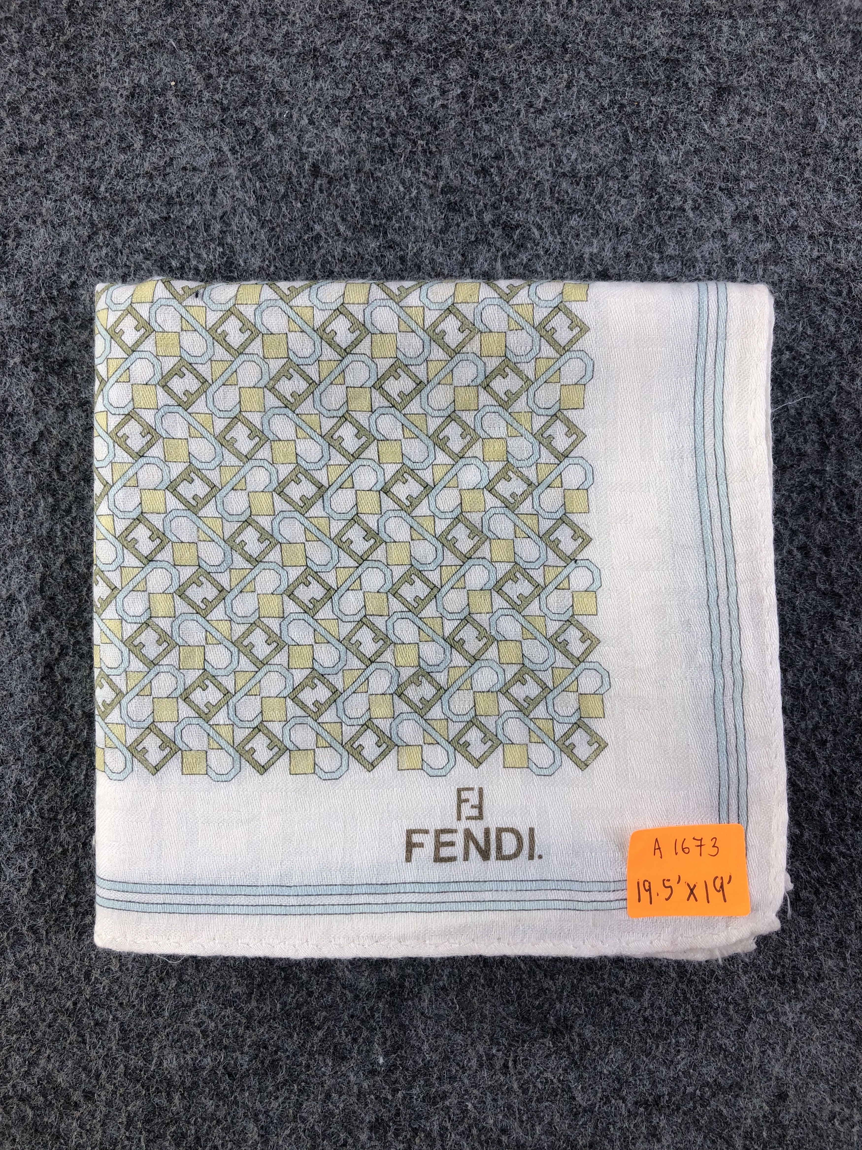 Vintage Fendi Handkerchief / Bandana / Neckerchief A1673 Size ONE SIZE - 6 Thumbnail