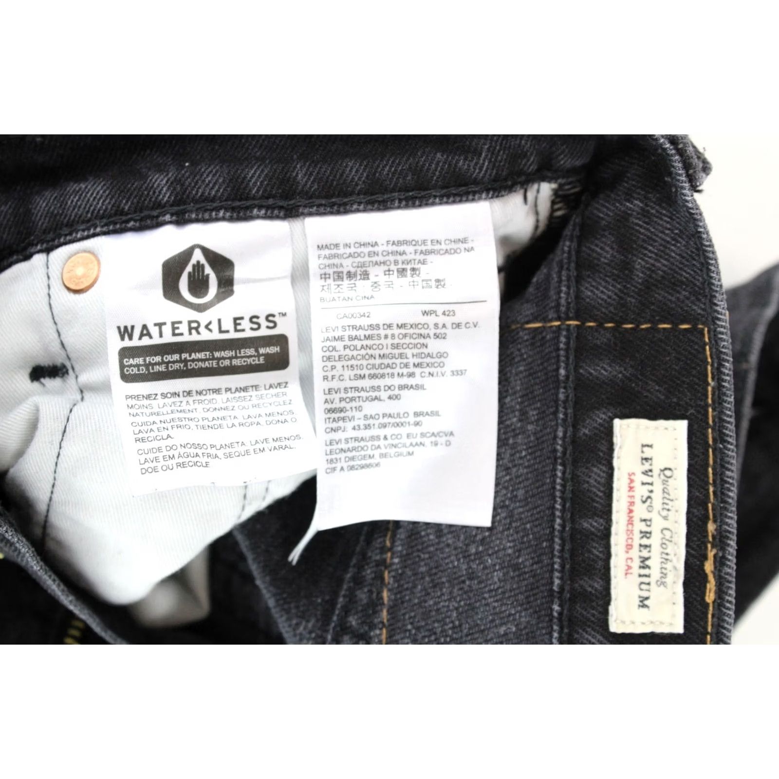 Levi's LEVI'S 502 Hi-Ball Premium Big E Jeans Men's Tapered W28 Denim Jeans Size US 28 / EU 44 - 6 Thumbnail