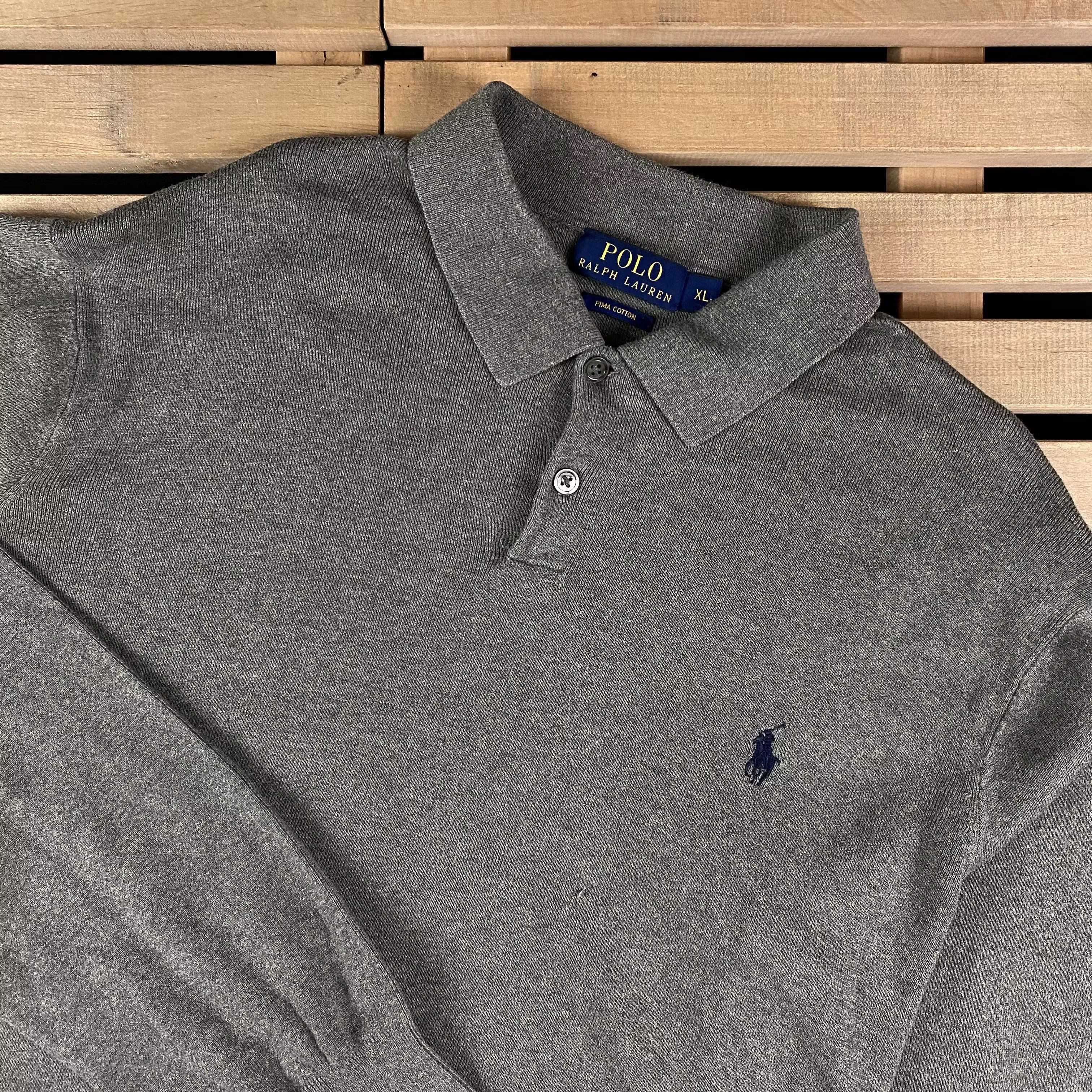 Polo Ralph Lauren × Ralph Lauren Mens Polo Long Sleeve Pullover Ralph Lauren Size XL Size US XL / EU 56 / 4 - 2 Thumbnail
