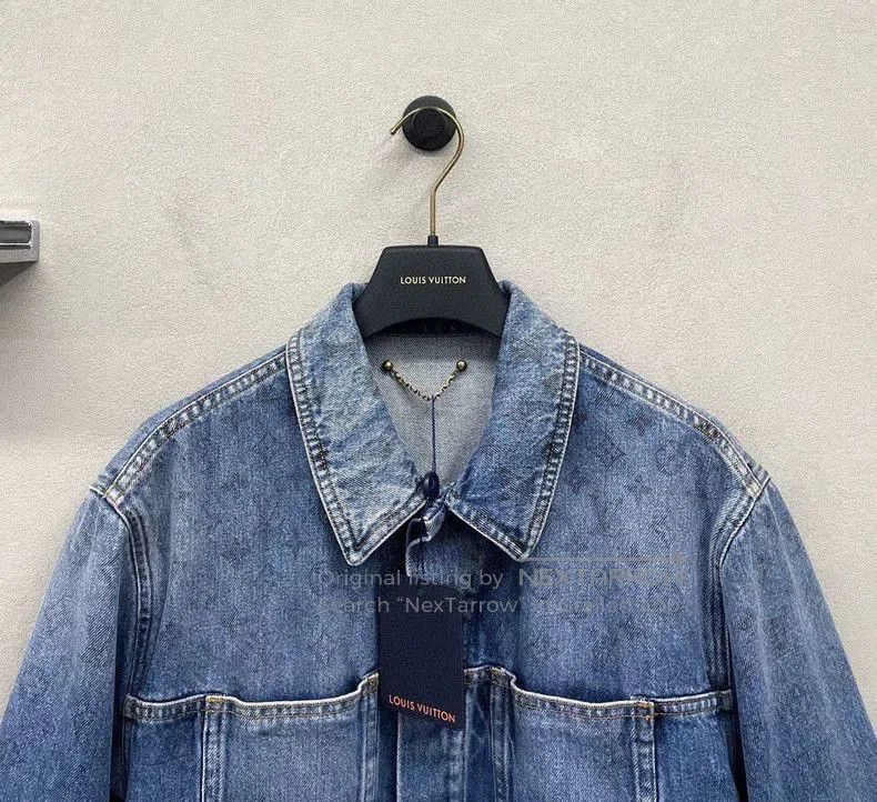 Louis Vuitton LV Blue Gradient Denim Jacket. Size US L / EU 52-54 / 3 - 5 Thumbnail