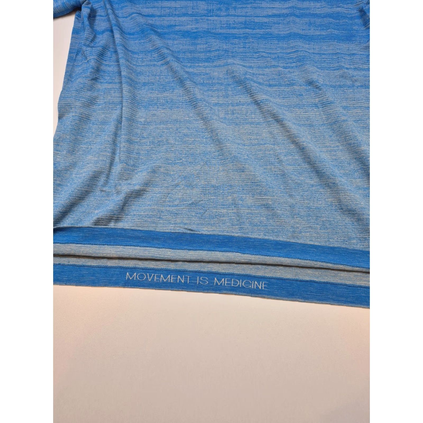Lululemon Lululemon Metal Vent Tech Shirt Mens XL Blue Short Sleeve Movement Tee Running Size US XL / EU 56 / 4 - 3 Thumbnail