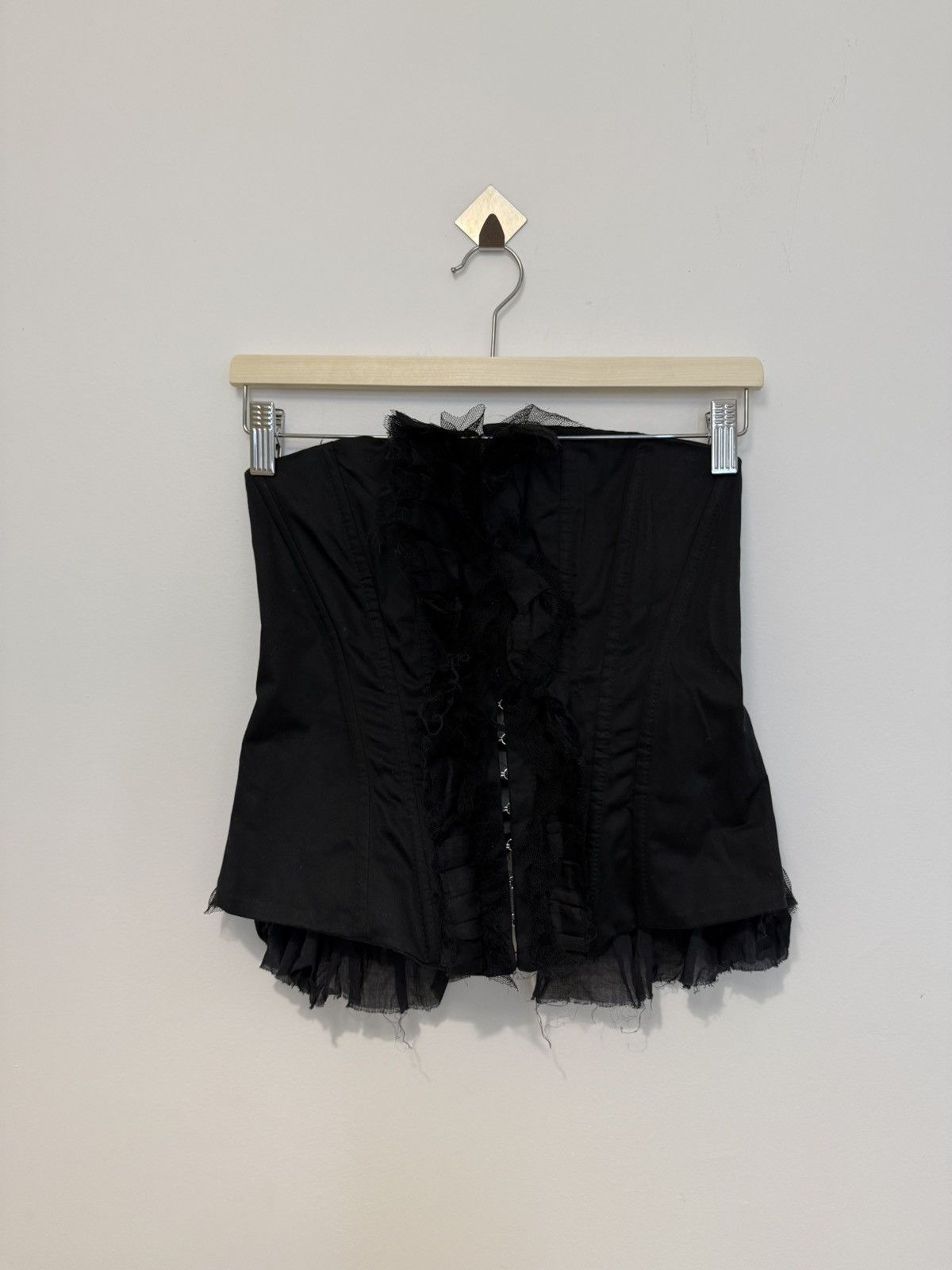 Elisabetta Franchi Celyn b. per Elisabetta Franchi Black CorsetTop Rare Vintage Size M / US 6-8 / IT 42-44 - 2 Thumbnail