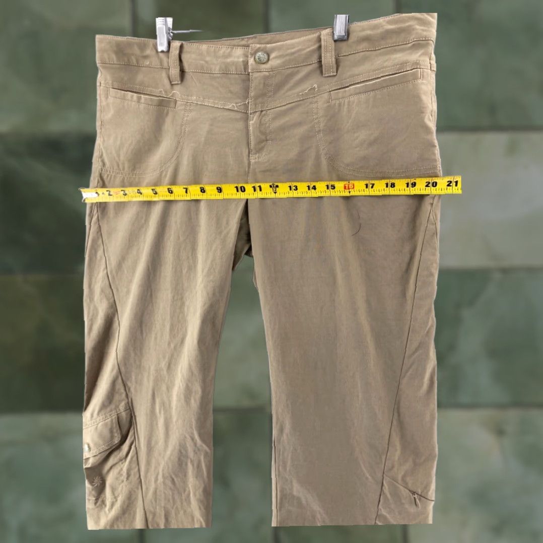 Athleta Athleta Beige Outdoor Hiking Pants Womens 14T Bootcut Size 36" / US 14 / IT 50 - 3 Thumbnail