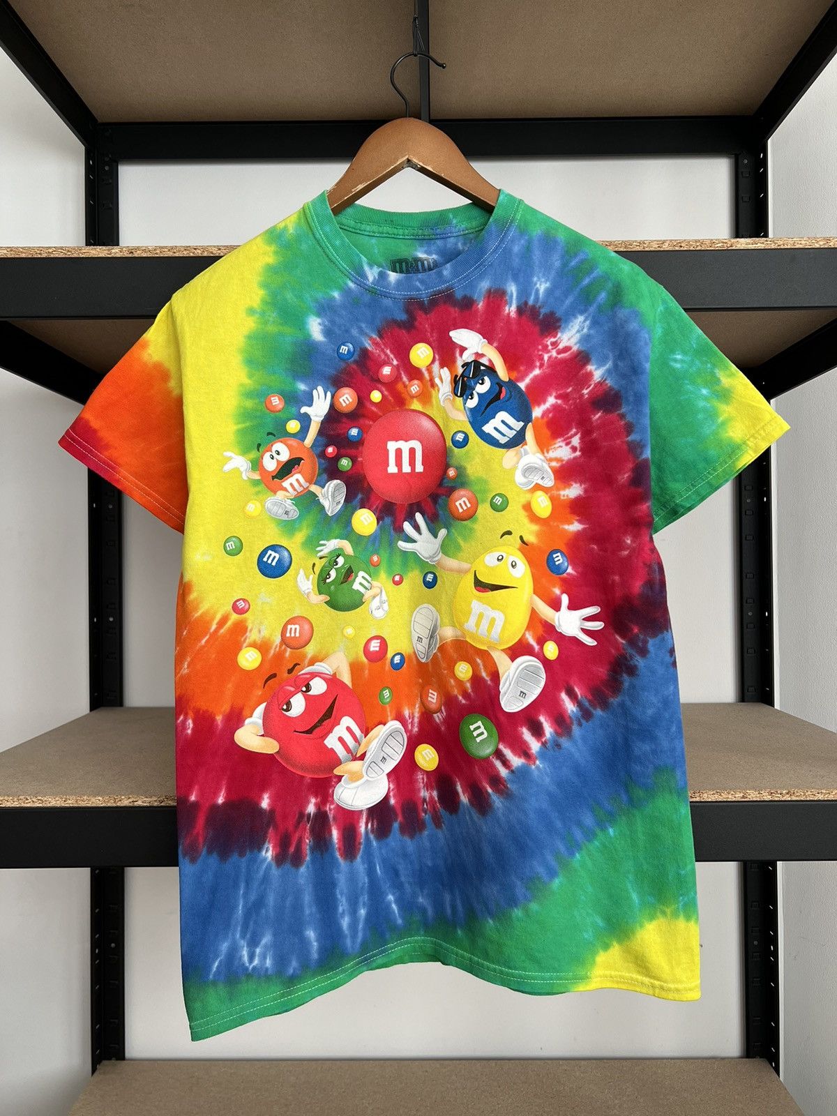 Vintage Vintage M&Ms Chocolate Tie Dye T-shirt Size US M / EU 48-50 / 2 - 1 Thumbnail