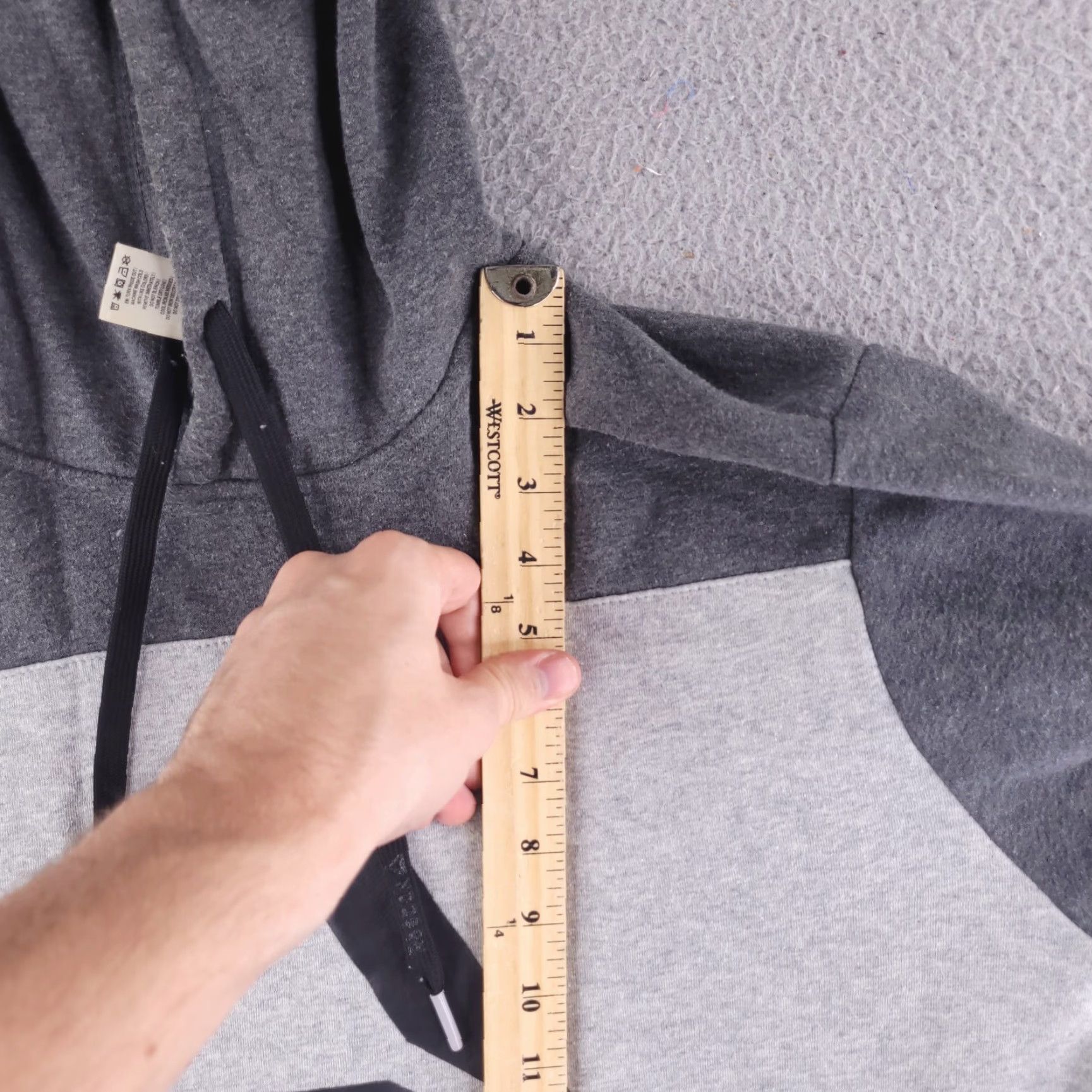 Reebok Reebok Hoodie Mens L Gray Sweatshirt Stripe Colorblock Run Gym Basic Size US L / EU 52-54 / 3 - 6 Thumbnail