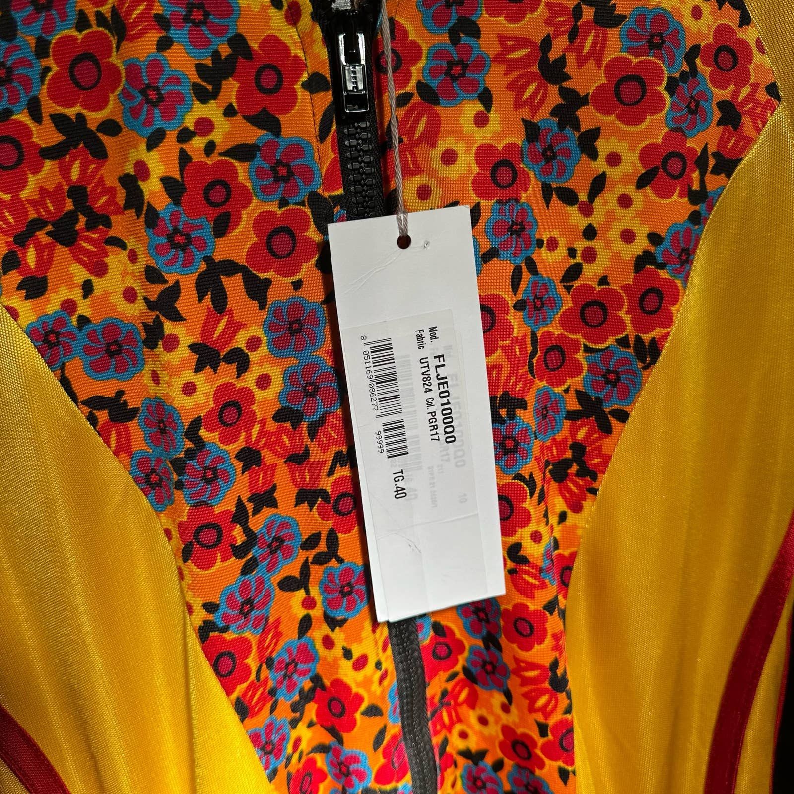 Marni Marni Flower Print Track Jacket - Yellow - Resort 2021 [New] Size S / US 4 / IT 40 - 7 Thumbnail