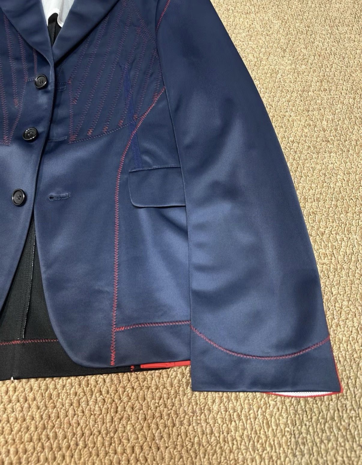 Comme des Garcons COMME des GARÇONS JUNYA MAN Runway Sporty Blazer K23 Size US S / EU 44-46 / 1 - 3 Thumbnail