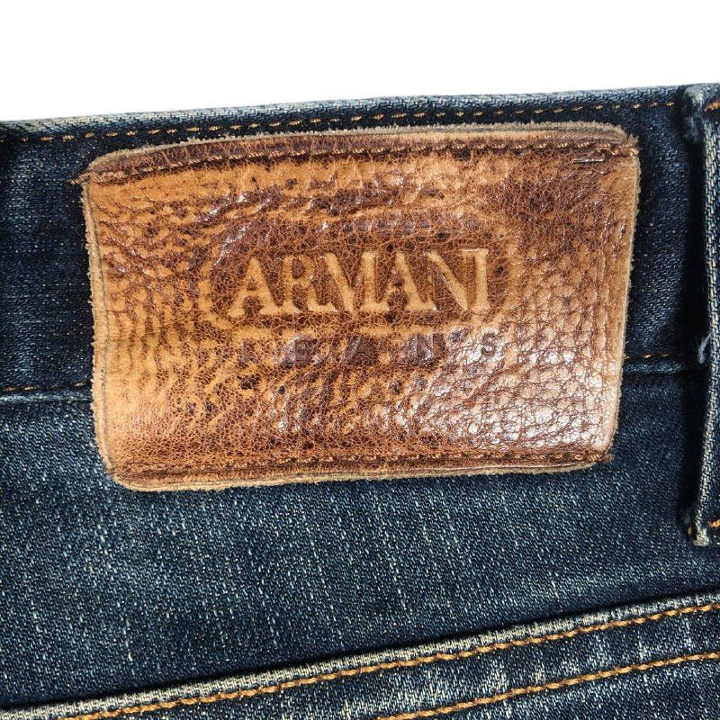 Armani × Jean × Vintage Vintage Armani Distressed Denim Jeans Size US 33 - 9 Thumbnail